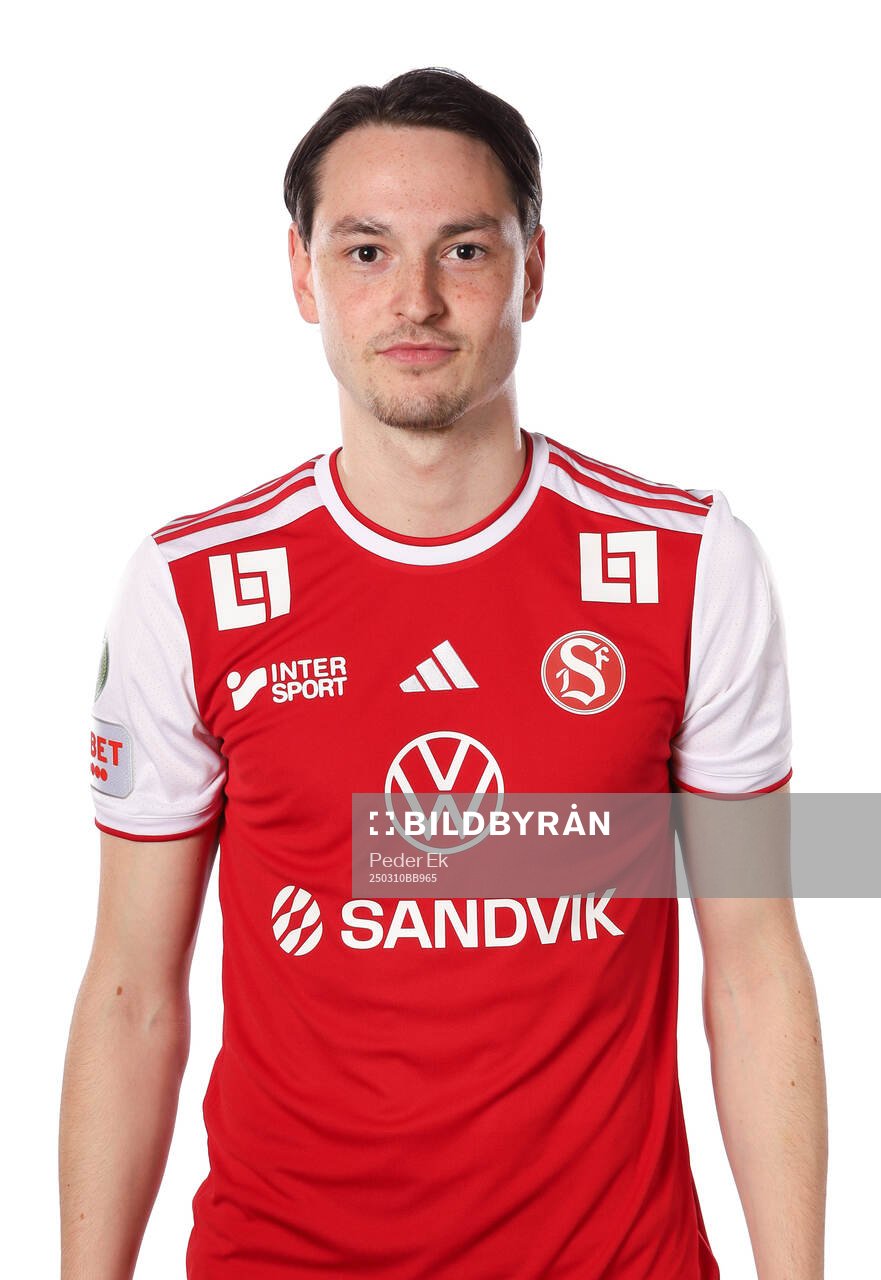 Sandvikens Ruben Martin poserar för ett porträtt den 10 mars 2025 i Sandviken.