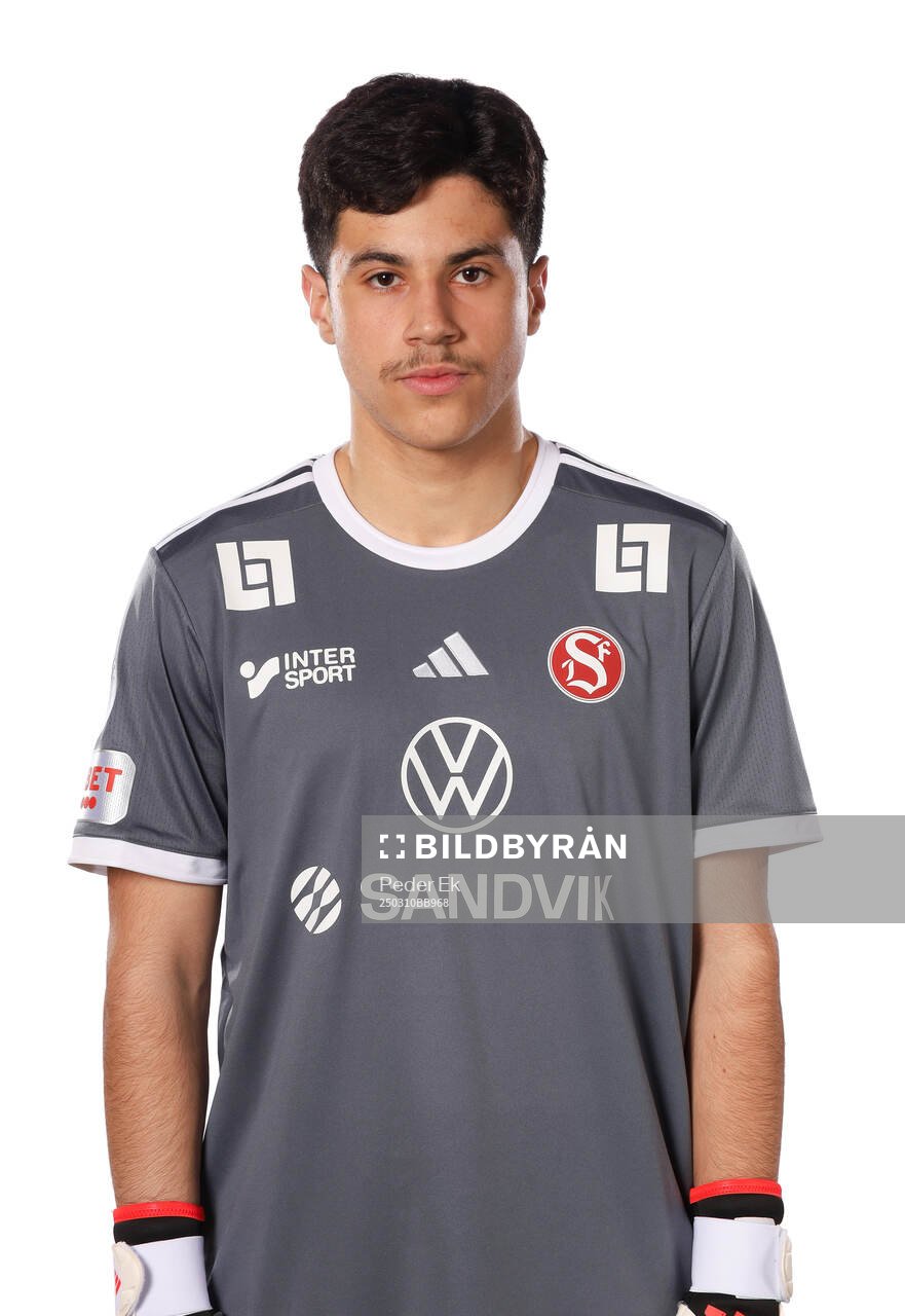 Sandvikens målvakt Mahmoud Kiki
