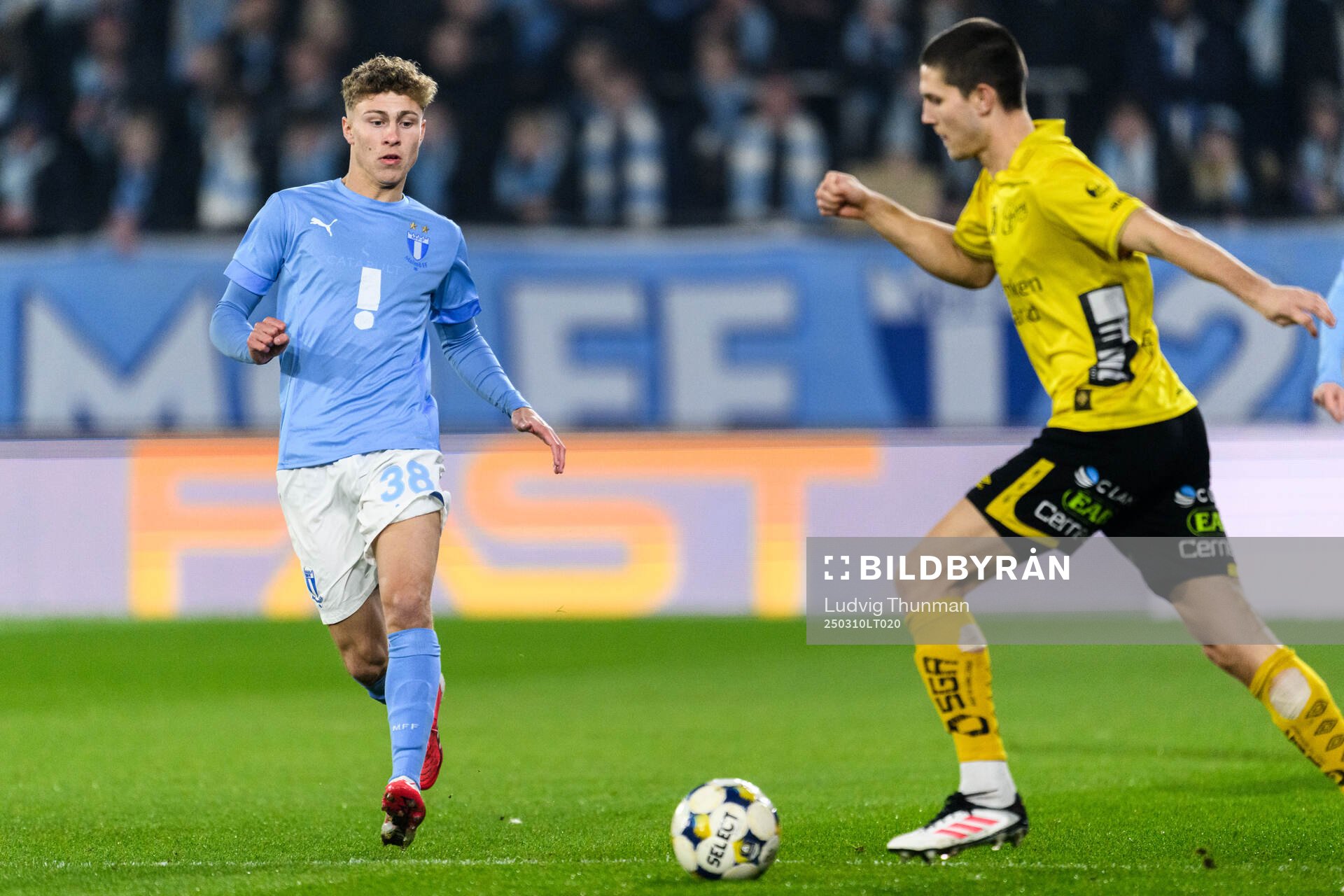 Malmö FFs Hugo Bolin och Elfsborgs Rasmus Wikström
