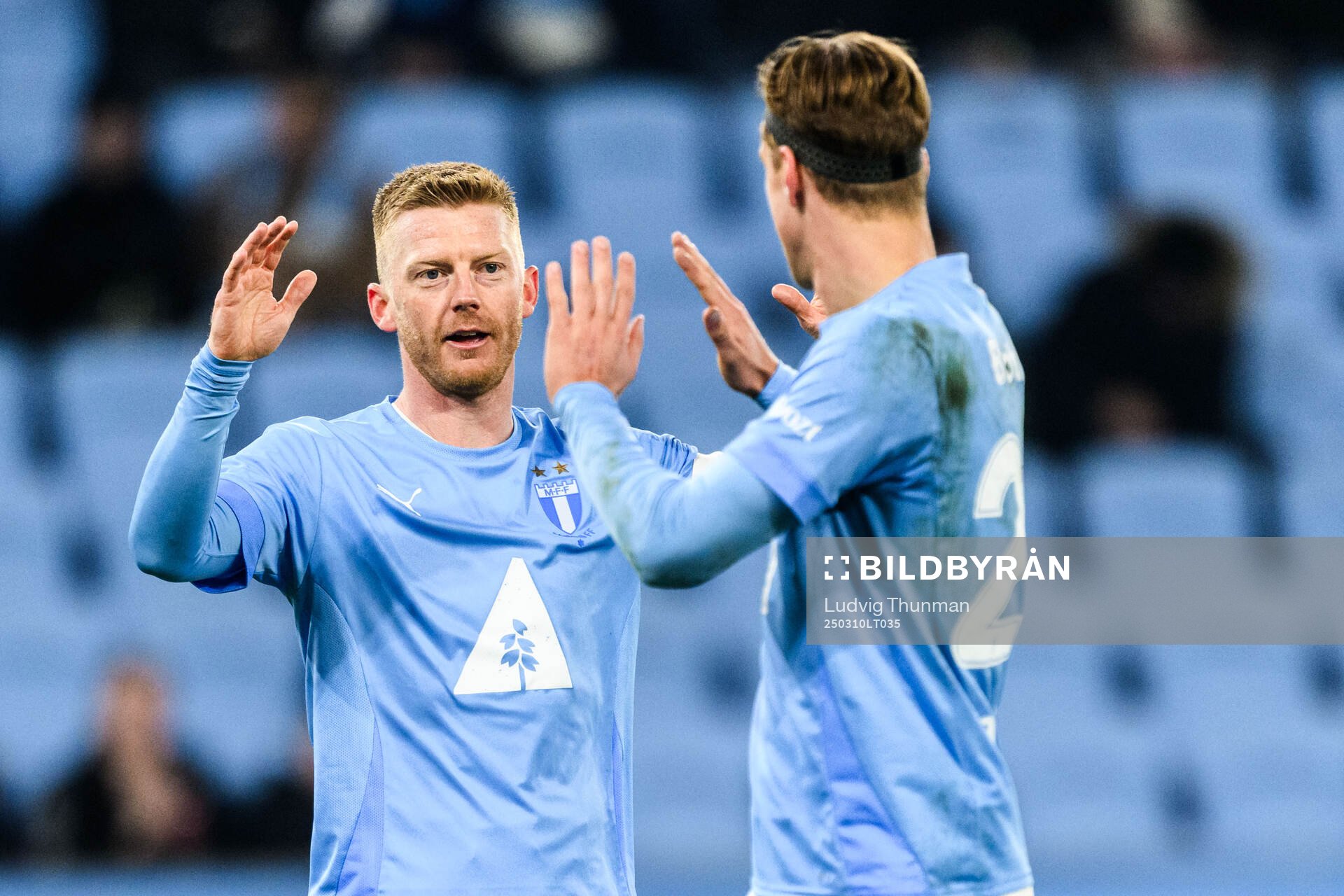 Malmö FFs Anders Christiansen och Erik Botheim