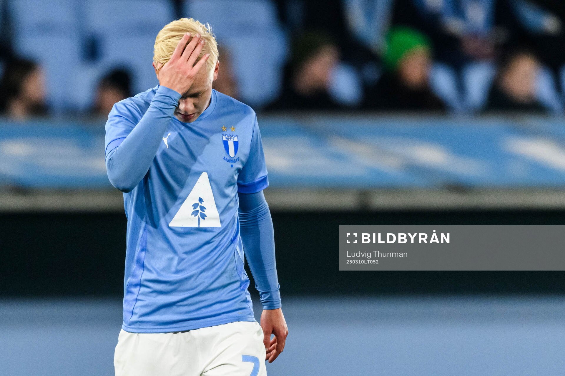 Malmö FFs Otto Rosengren deppar