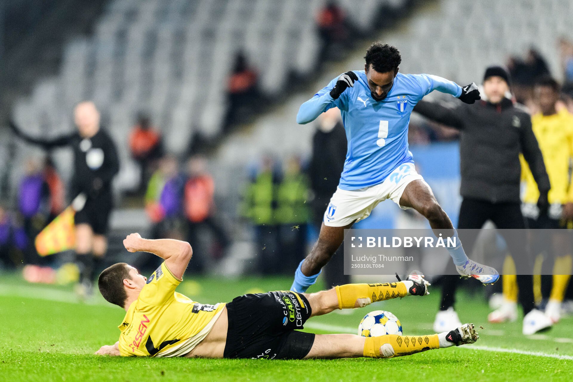 Elfsborgs Rasmus Wikström och Malmö FFs Taha Ali