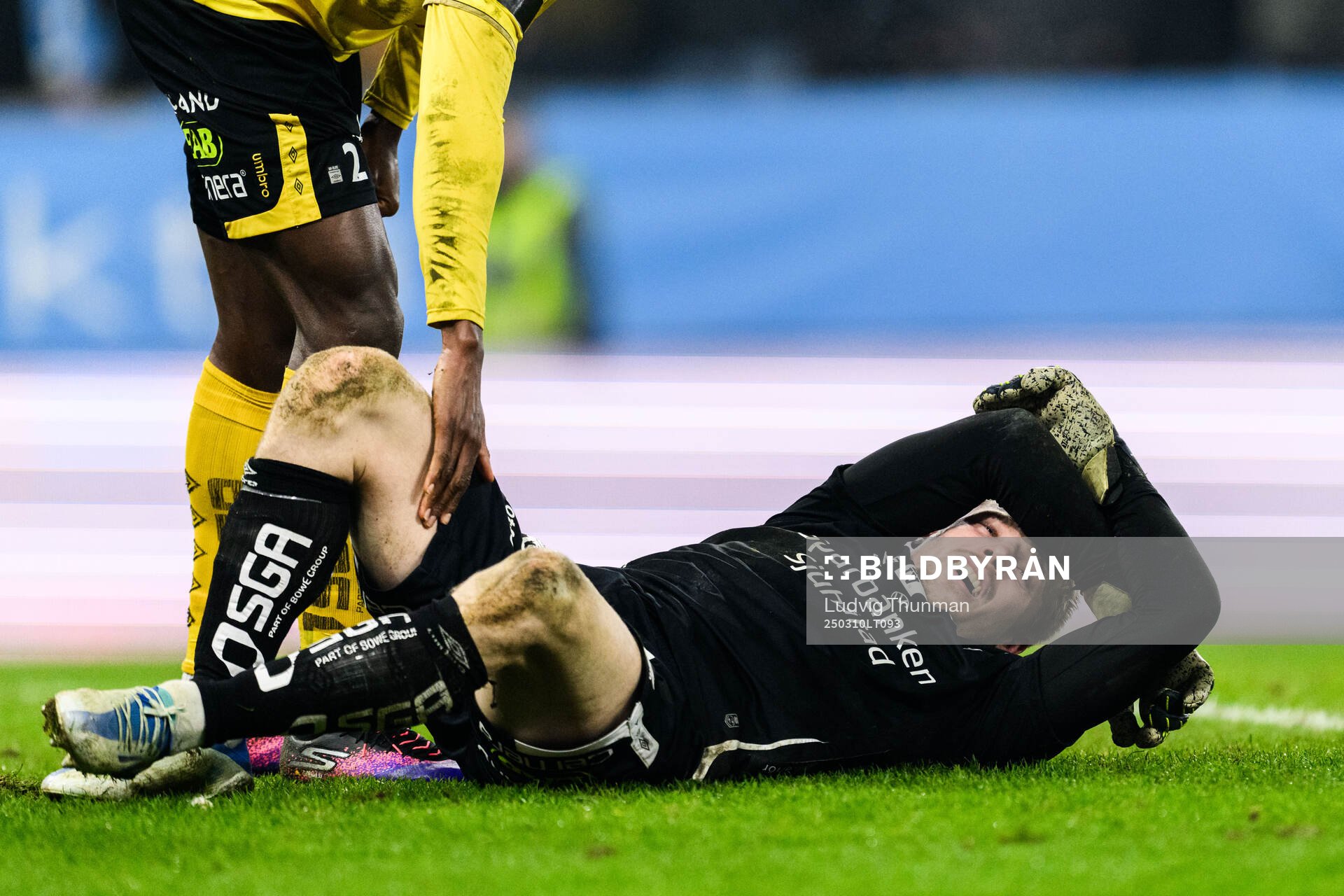 Elfsborgs målvakt Isak Pettersson har ont