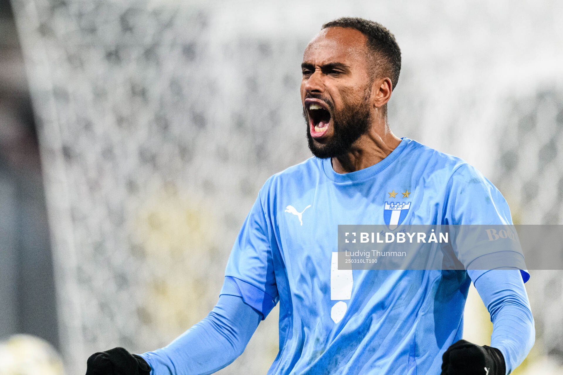 Malmö FFs Isaac Kiese Thelin jublar