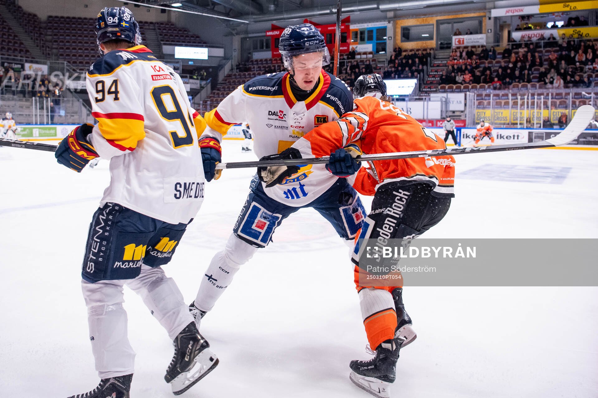 Mariestads Wiggo Weinö och Karlskronas Liam Engström
