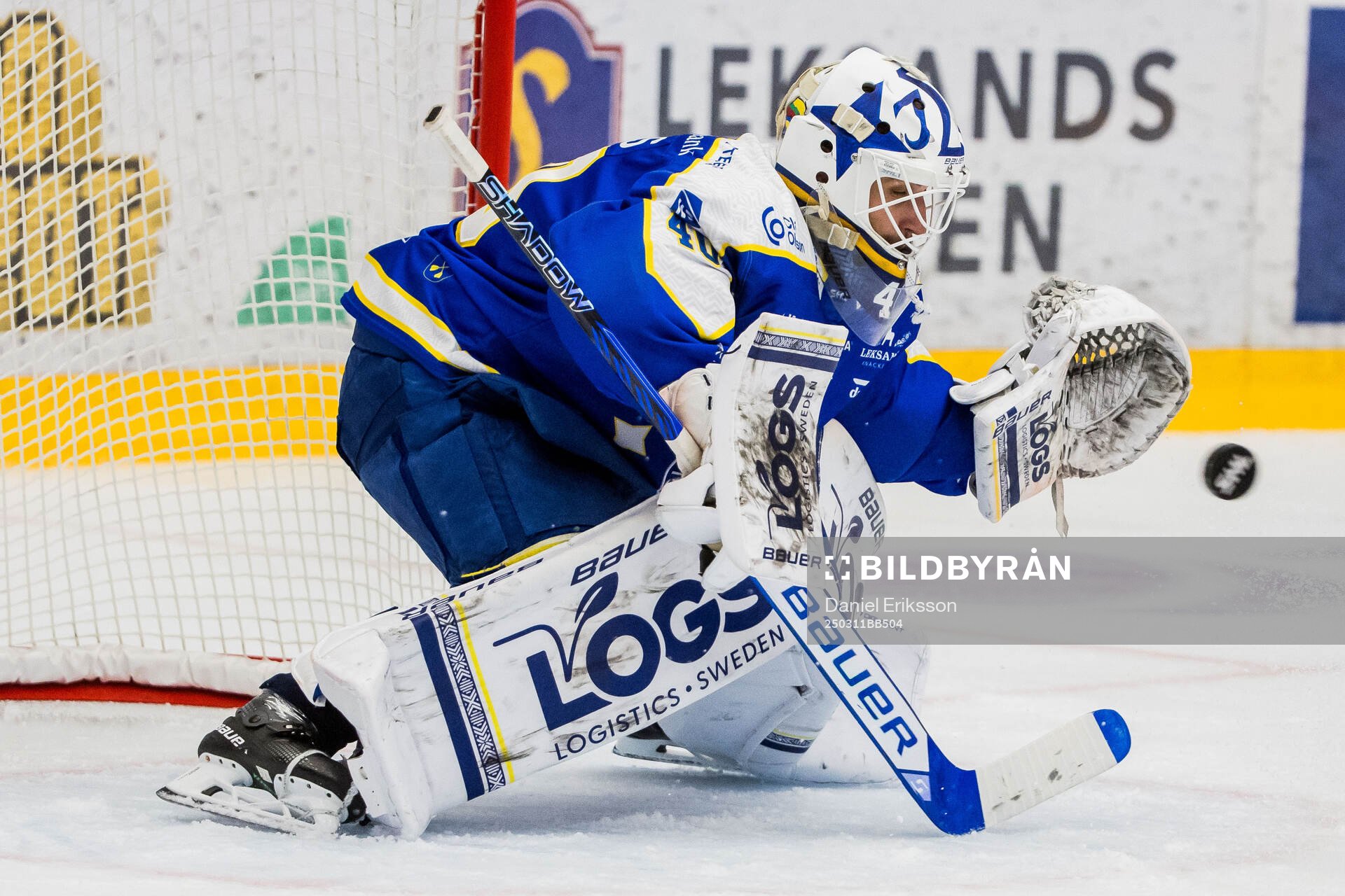 Leksands målvakt Mantas Armalis
