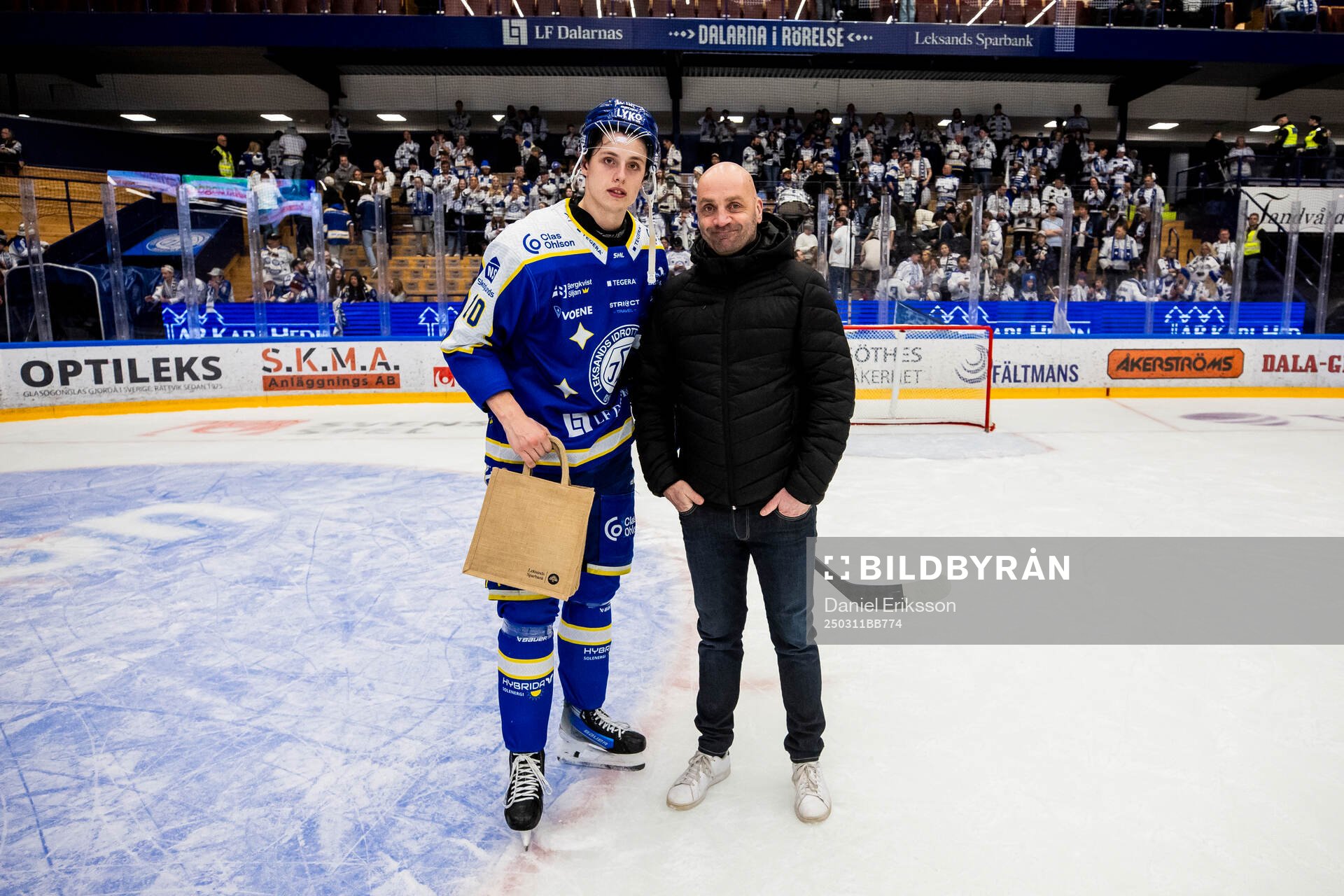 Leksands Anton Johansson utsedd till matchens lirare