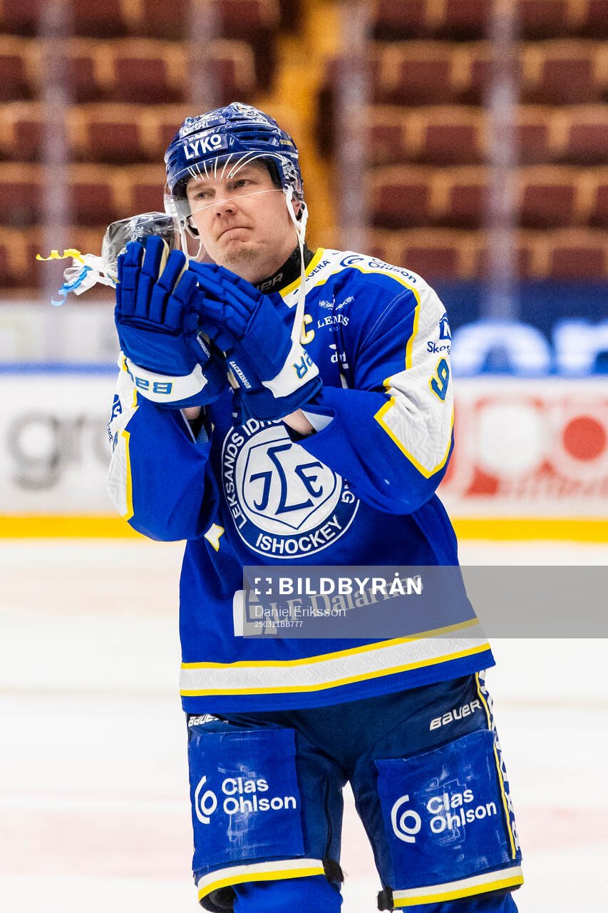 Leksands Patrik Zackrisson utsedd till matchens krigare