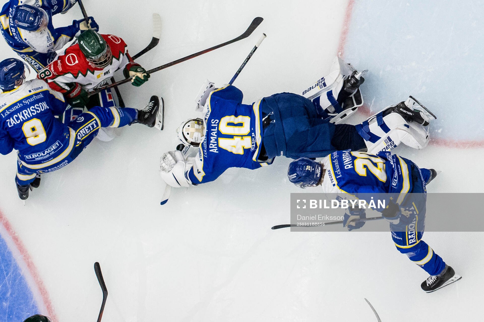 Leksands målvakt Mantas Armalis