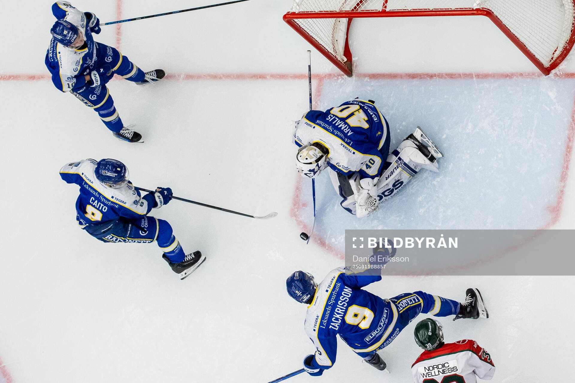 Leksands målvakt Mantas Armalis