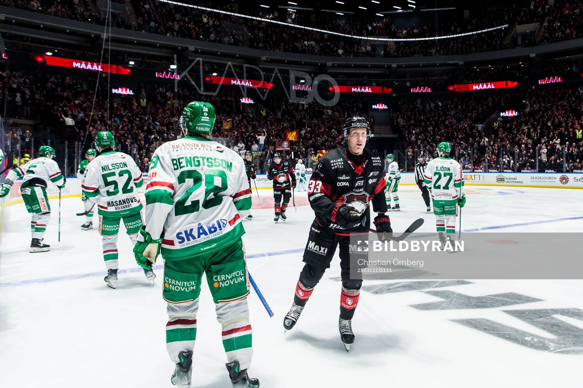 Malmö Redhawks Lassi Thomson jublar