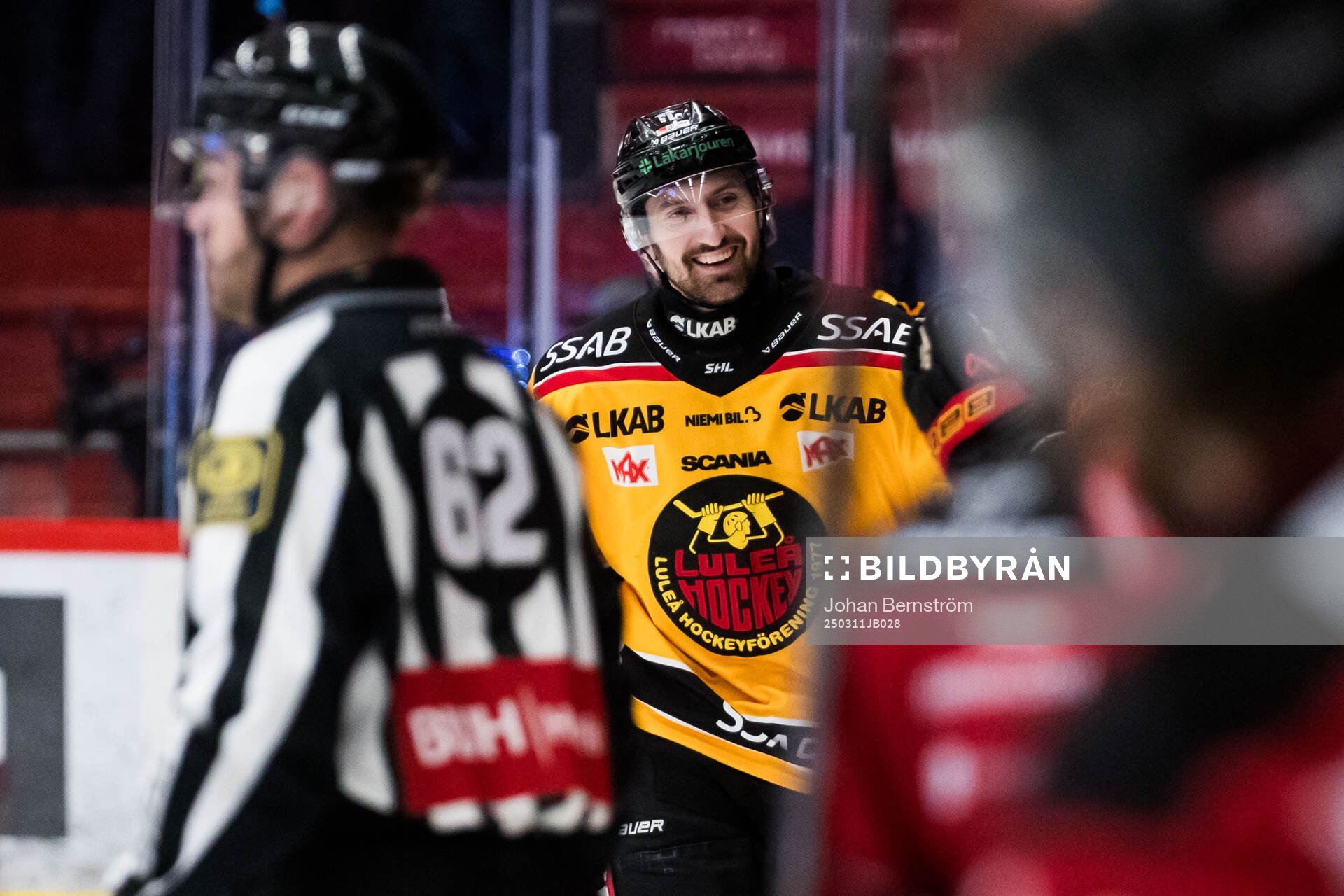 Luleås Albin Lundin jublar