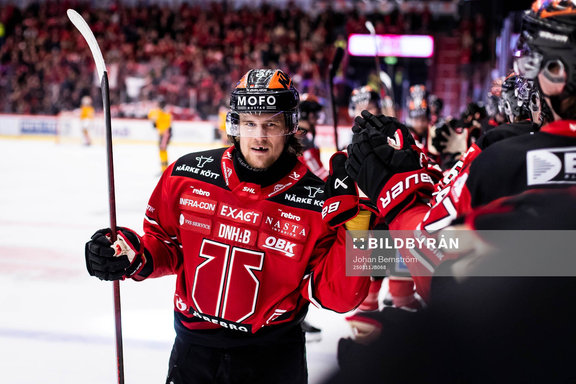 Örebros William Wikman jublar vid 5-4