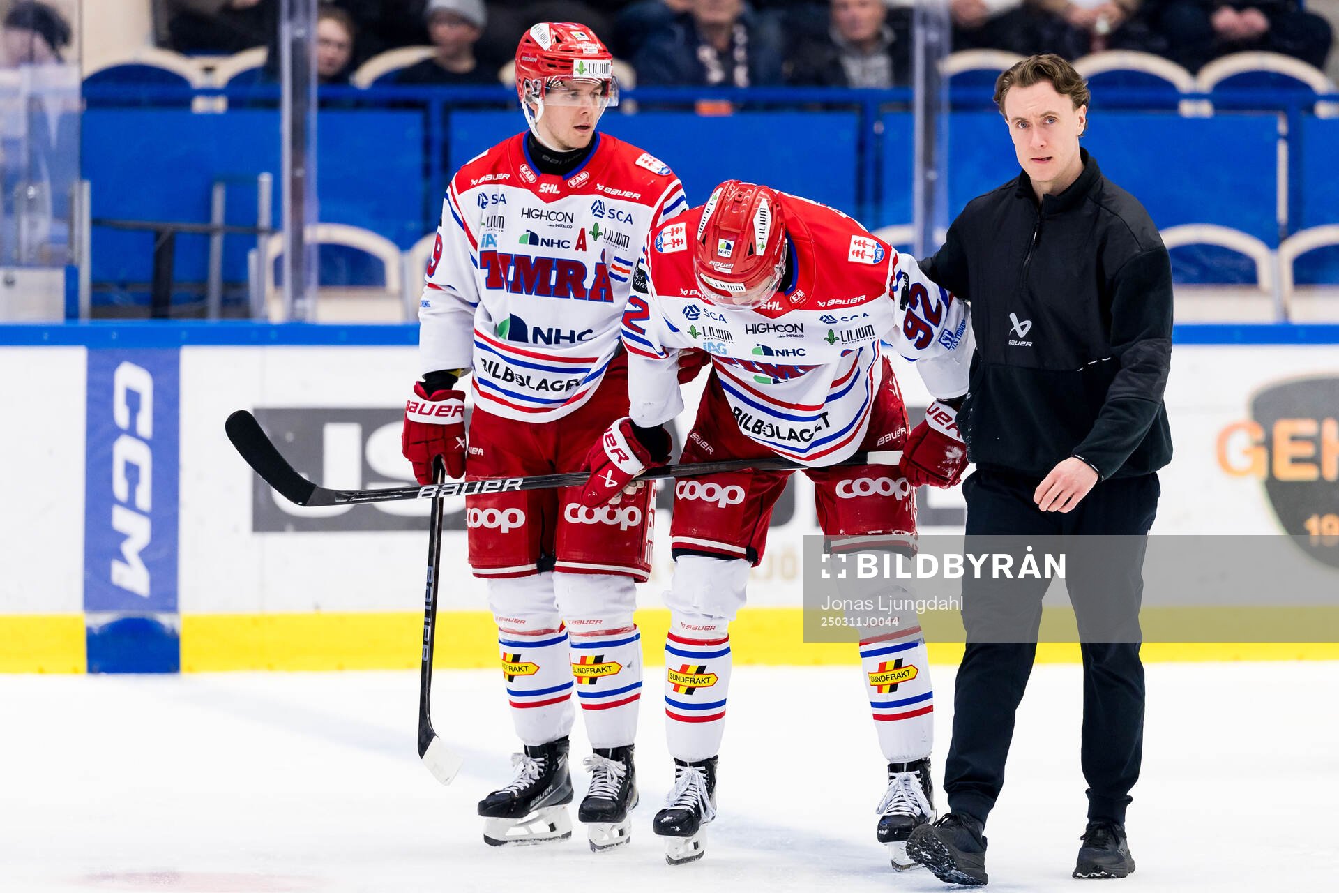 Timrås Anton Lundmark har ont