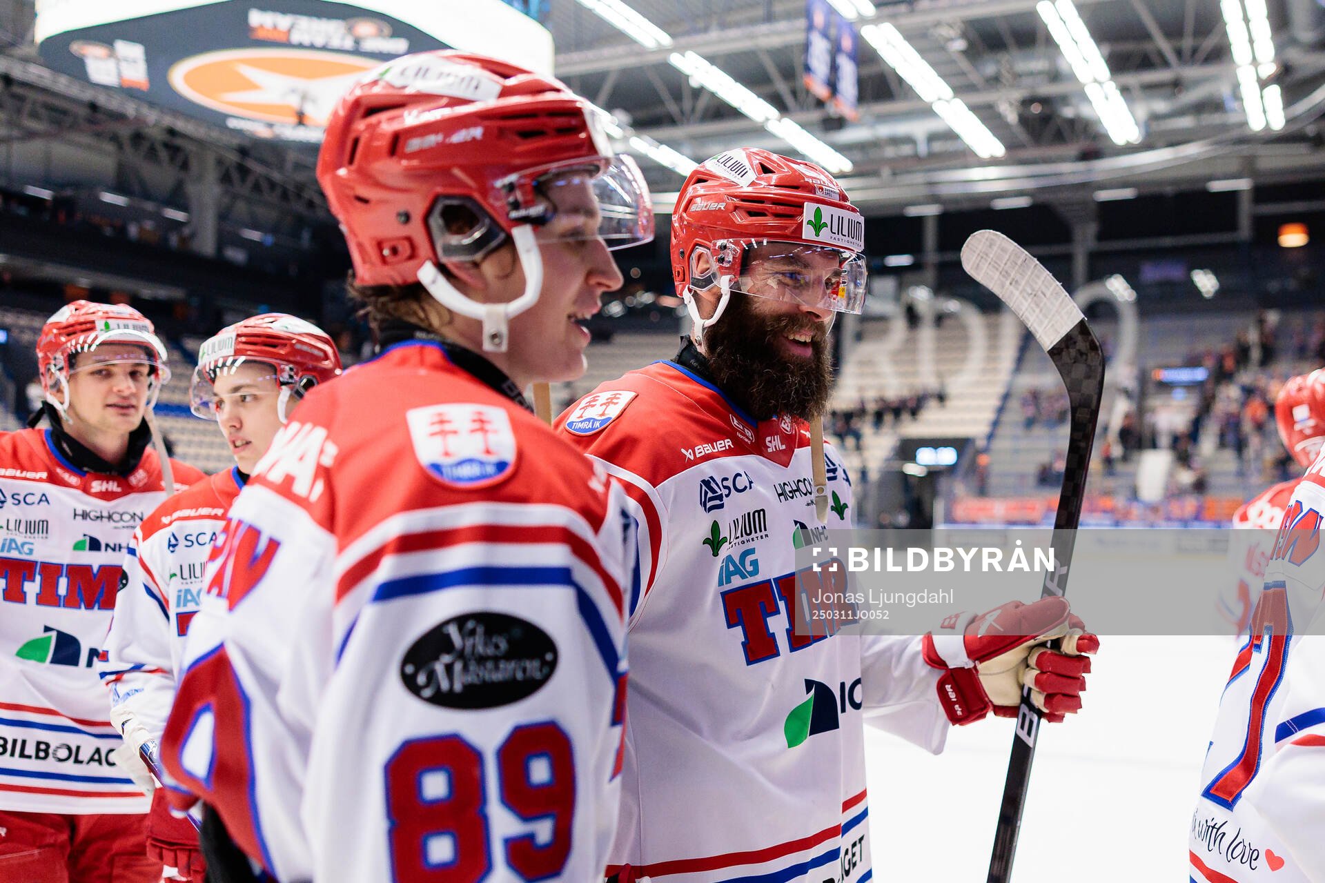 Timrås Oliver Kapanen och Per Svensson jublar