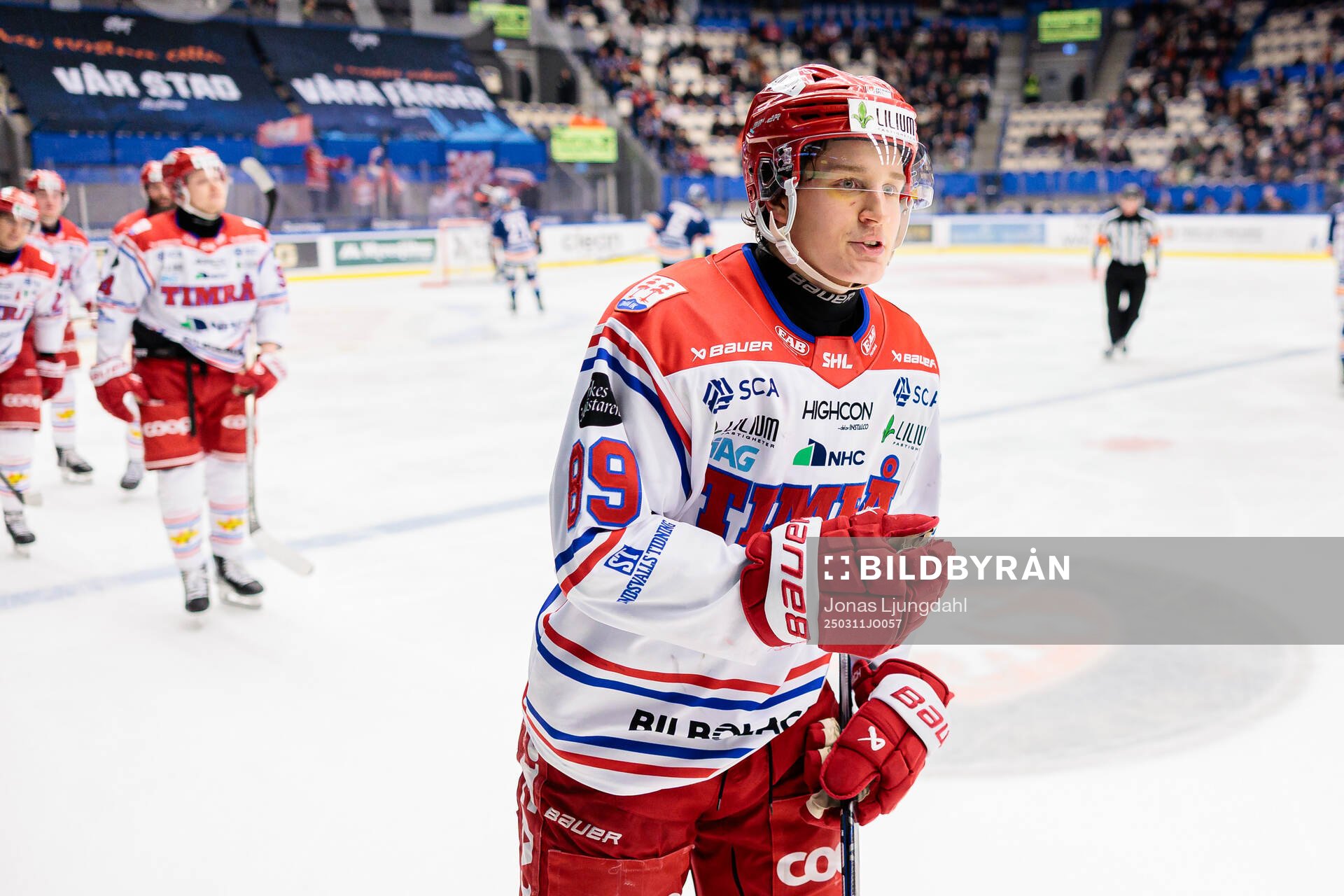 Timrås Oliver Kapanen jublar