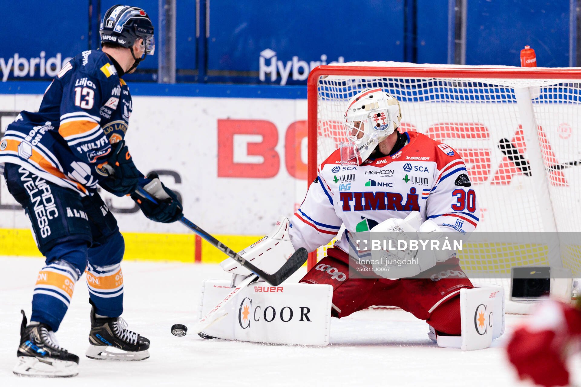 Timrås målvakt Jacob Johansson