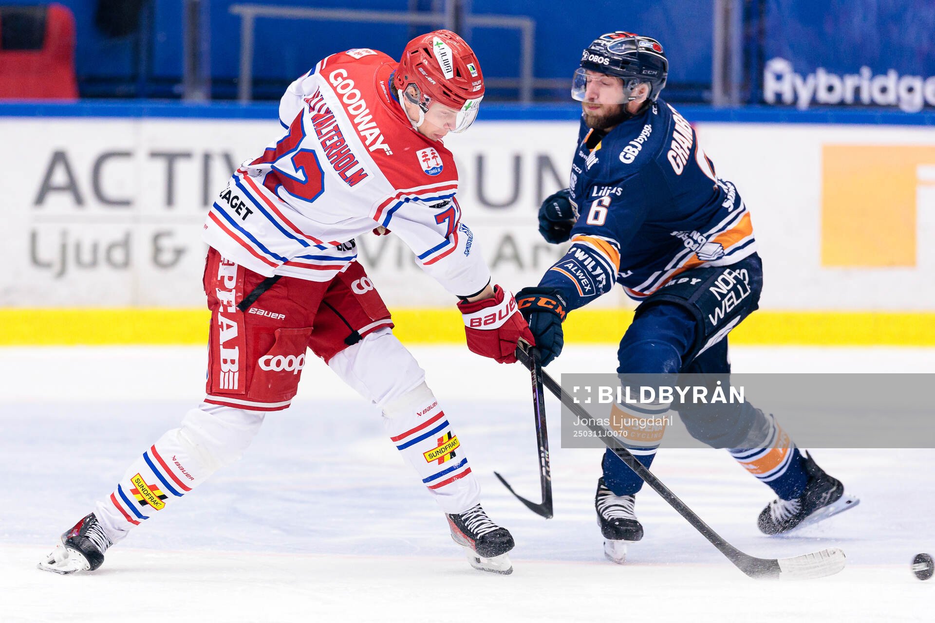 Timrås Erik Walli Walterholm och Växjös Petter Granberg