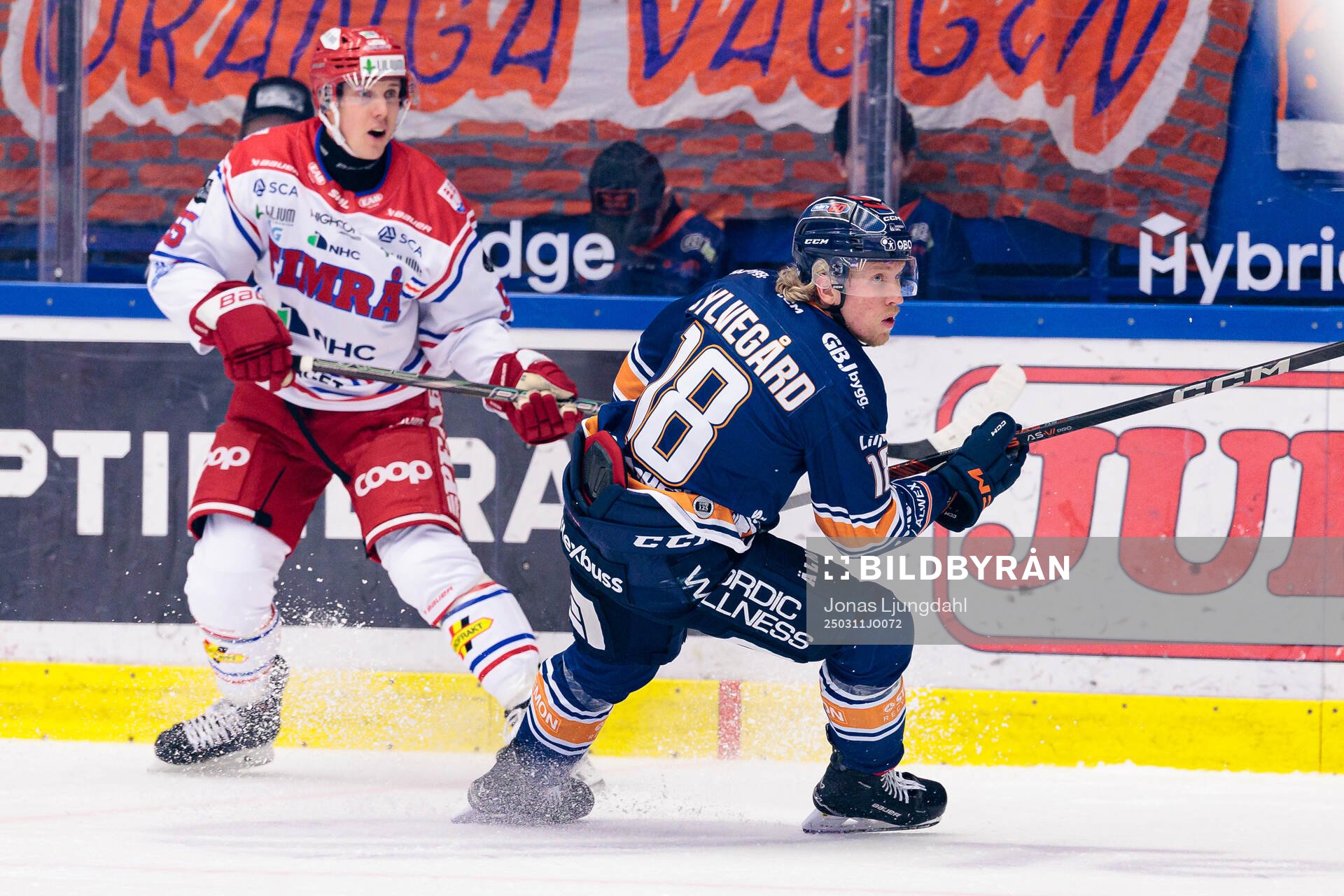 Timrås Miika Koivisto och Växjös Marcus Sylvegård