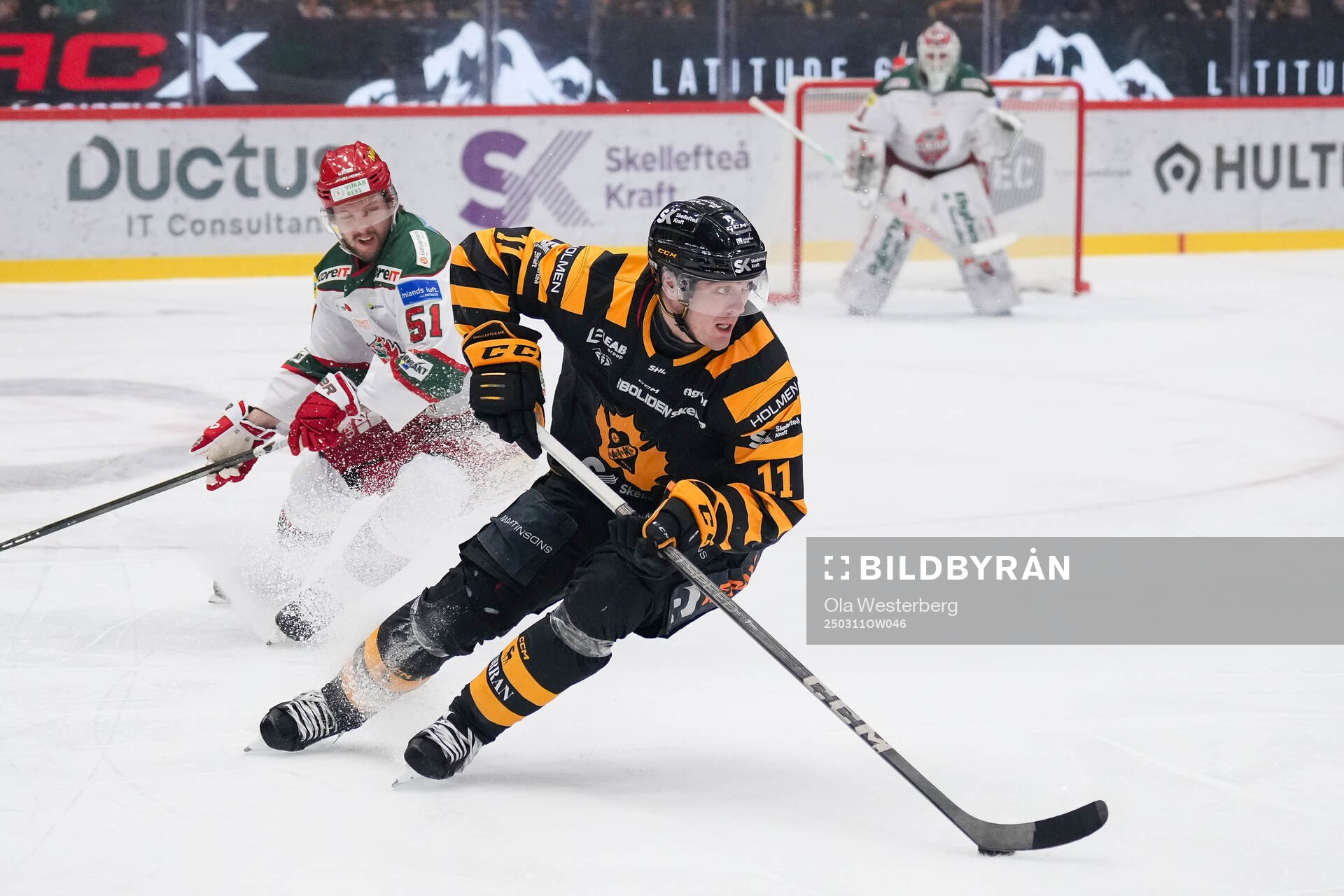 Modos Victor Berglund och Skellefteås Max Lindholm