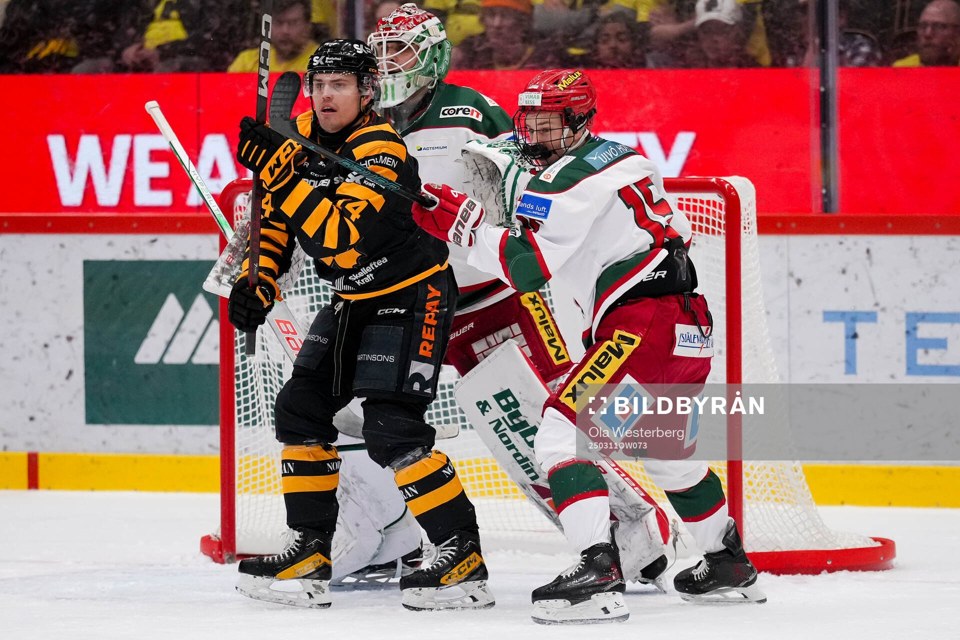Skellefteås Andreas Johnson och Modos Hugo Hallin