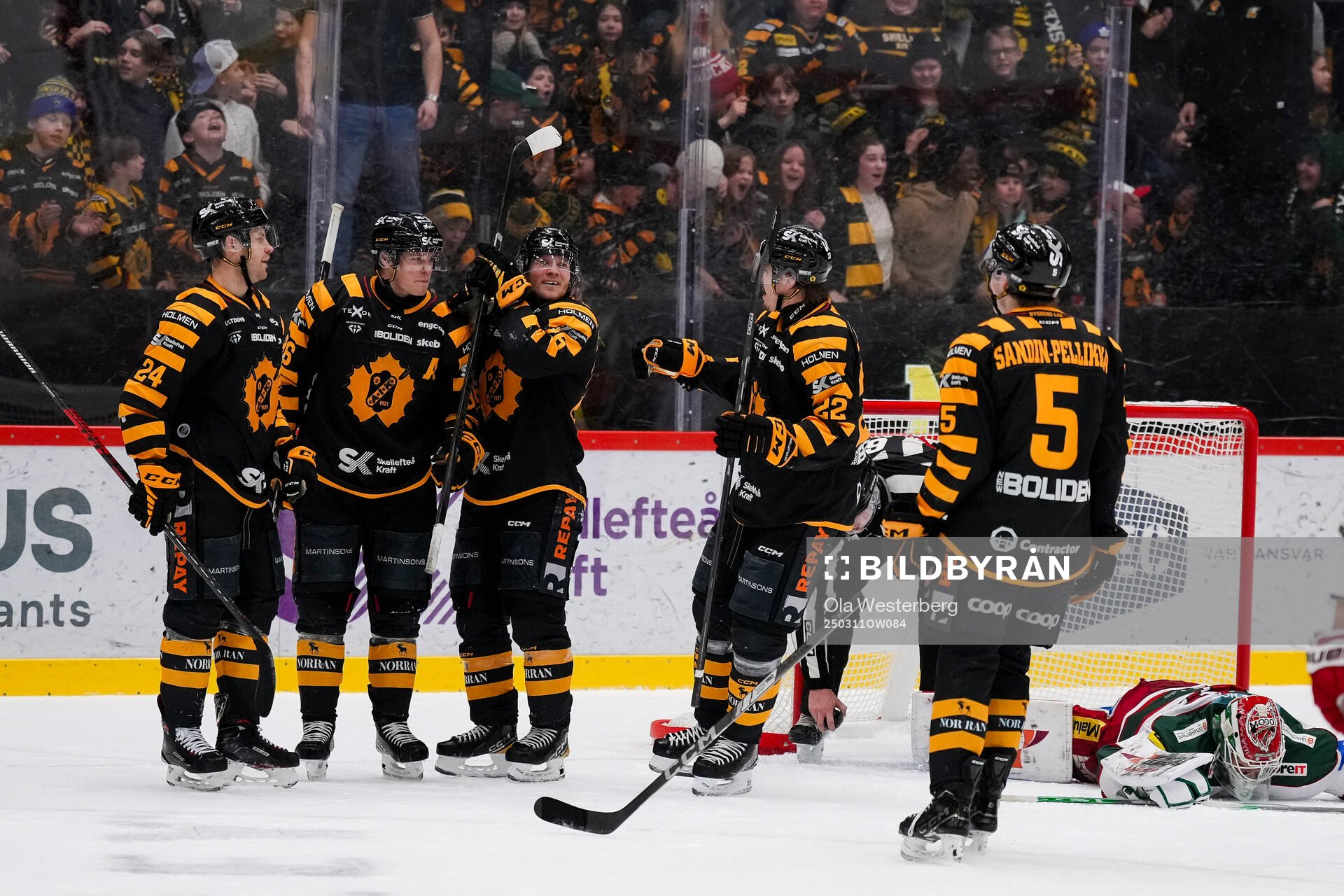 Skellefteås Rickard Hugg jublar