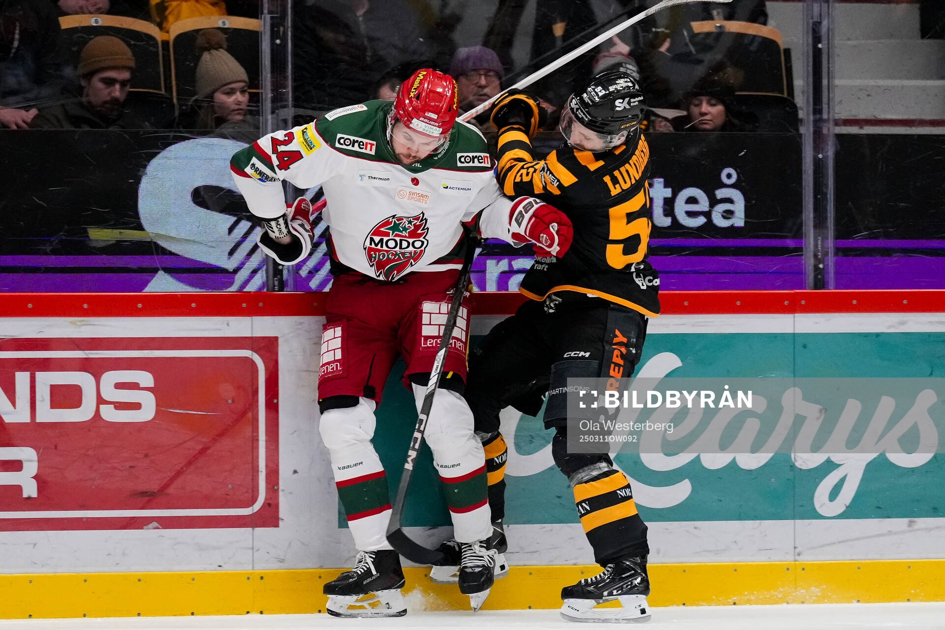 Modos Måns Carlsson och Skellefteås Arvid Lundberg