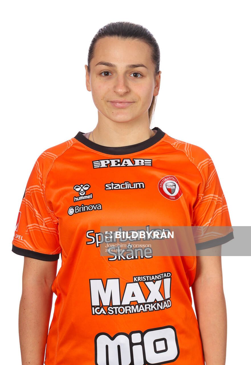 Kristianstads Emma Petrovic poserar för ett porträtt den 11 mars 2025 i Kristianstad.