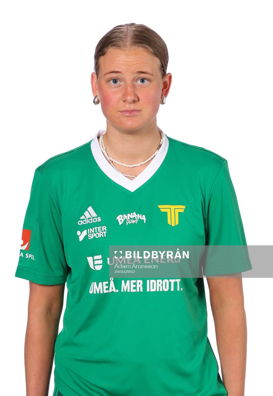 Team Thorengruppens Emma Widesjö poserar för ett porträtt den 11 mars 2025 i Umeå.