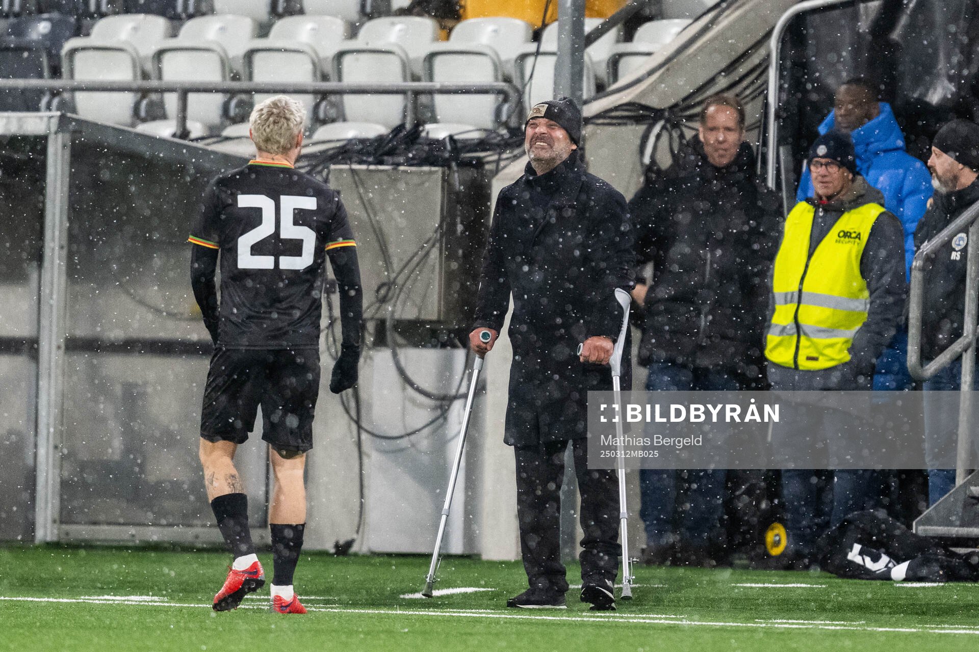 GAIS Jonas Lindberg och Utsiktens manager Bosko Orovic