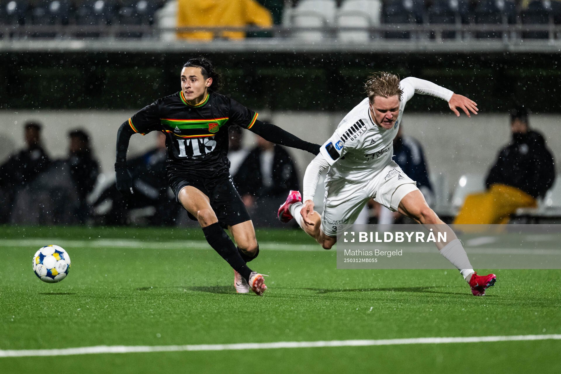 GAIS Amin Boudri och Utsiktens Sebastian Lagerlund