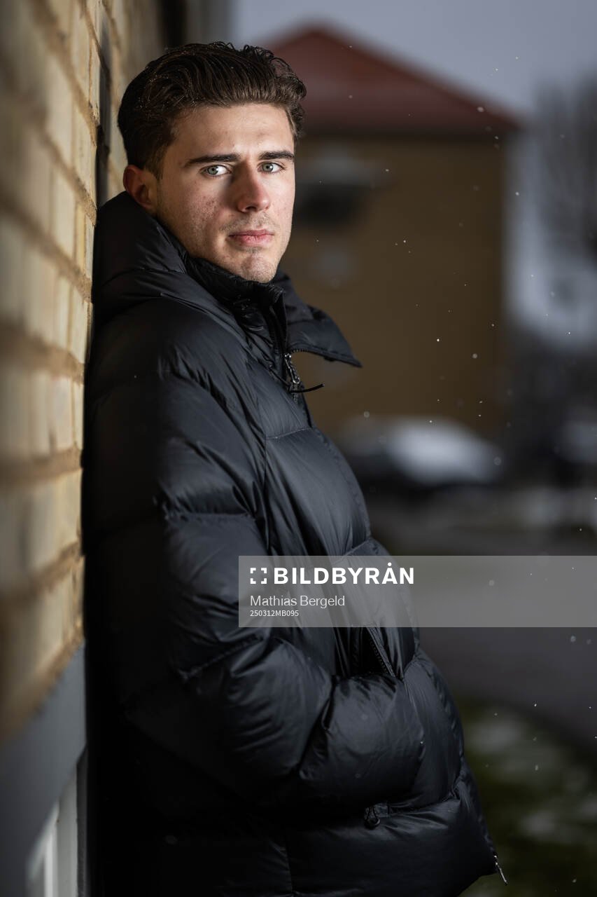 Elfsborgs Besfort Zeneli poserar för ett porträtt den 12 mars 2025 i Borås. 