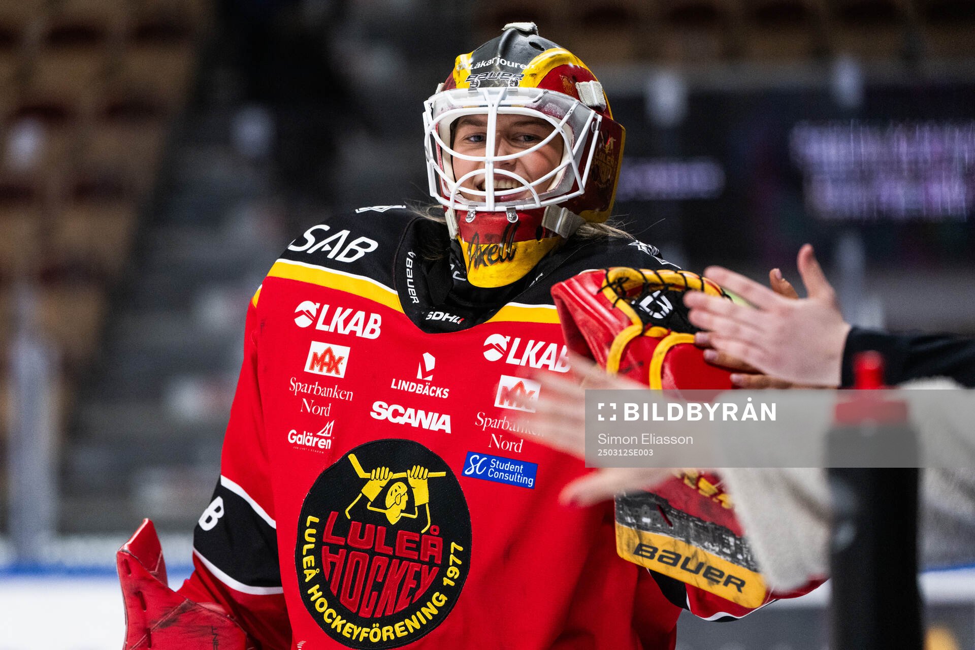 Luleås målvakt Frida Axell