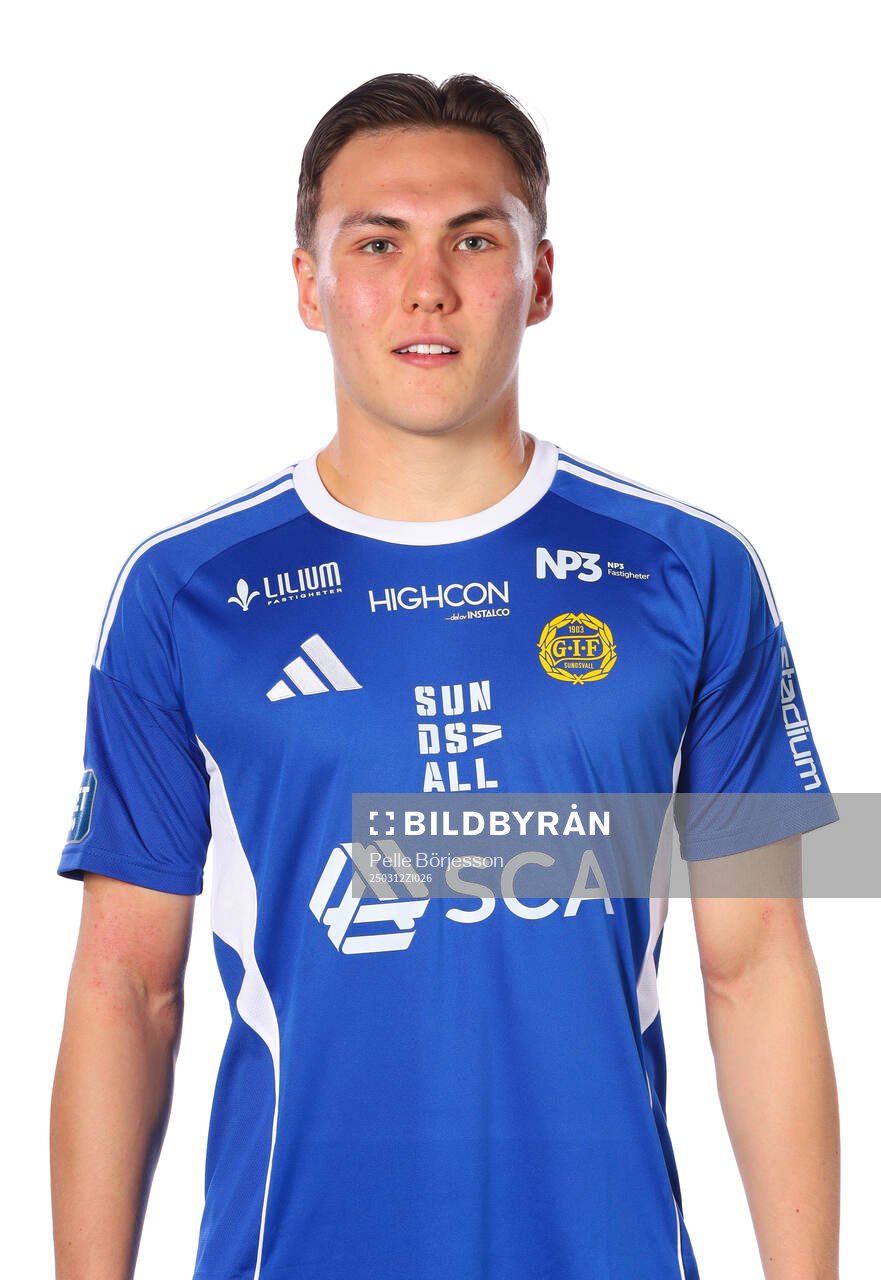 Sundsvalls Miguel Sandberg poserar för ett porträtt den 12 mars 2025 i Sundsvall.