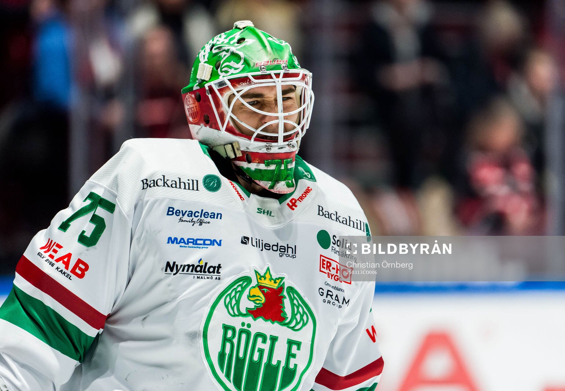 Rögles målvakt Arvid Holm