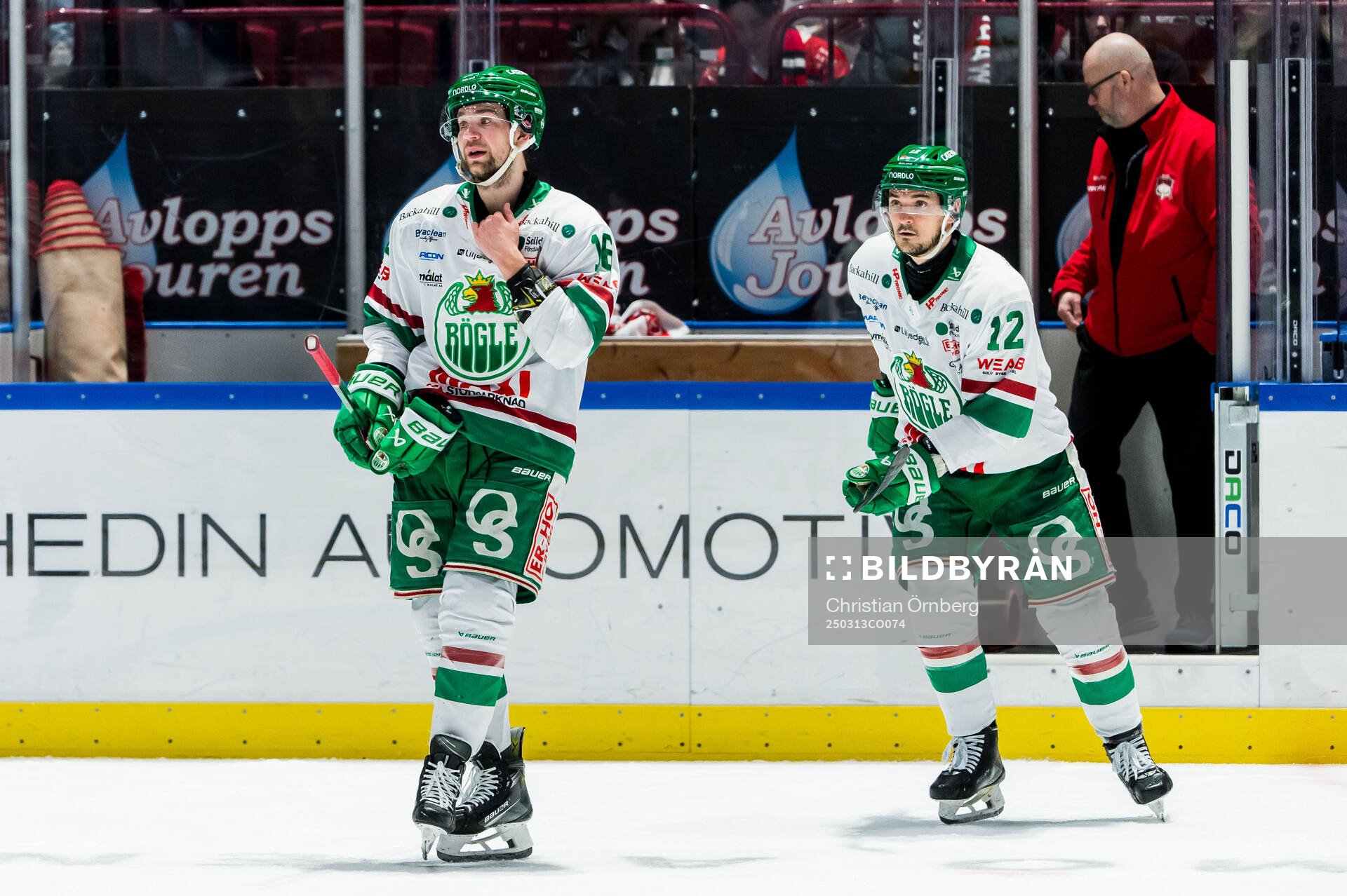 Rögles Lukas Ekeståhl-Jonsson och Brady Ferguson