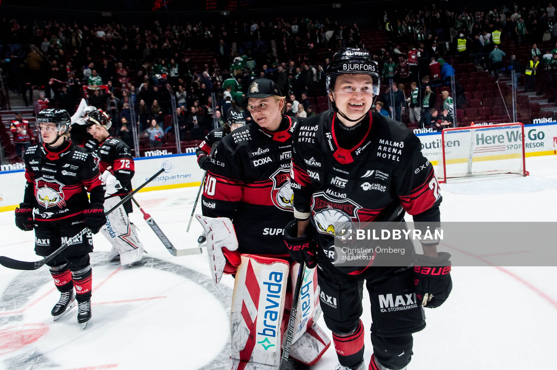 Malmö Redhawks Teemu Kivihalme jublar