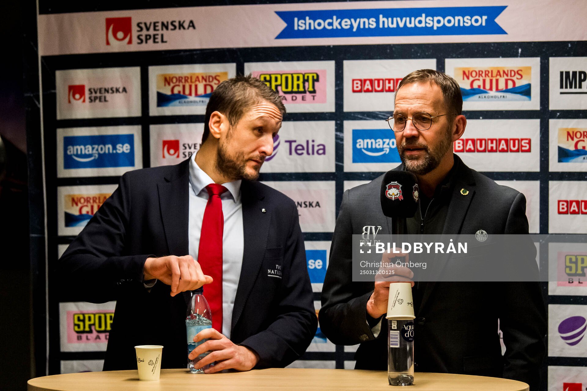 Malmö Redhawks tränare Tomas Kollar och Rögles tränare