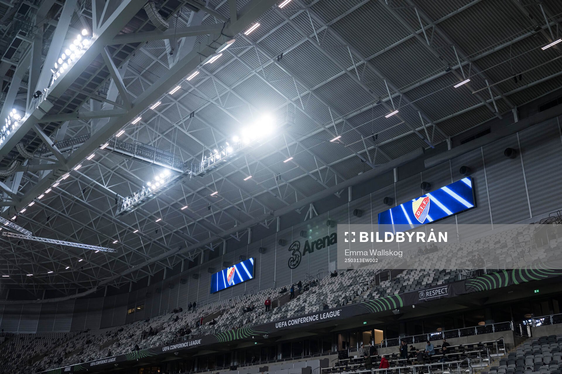 Interior view of 3Arena