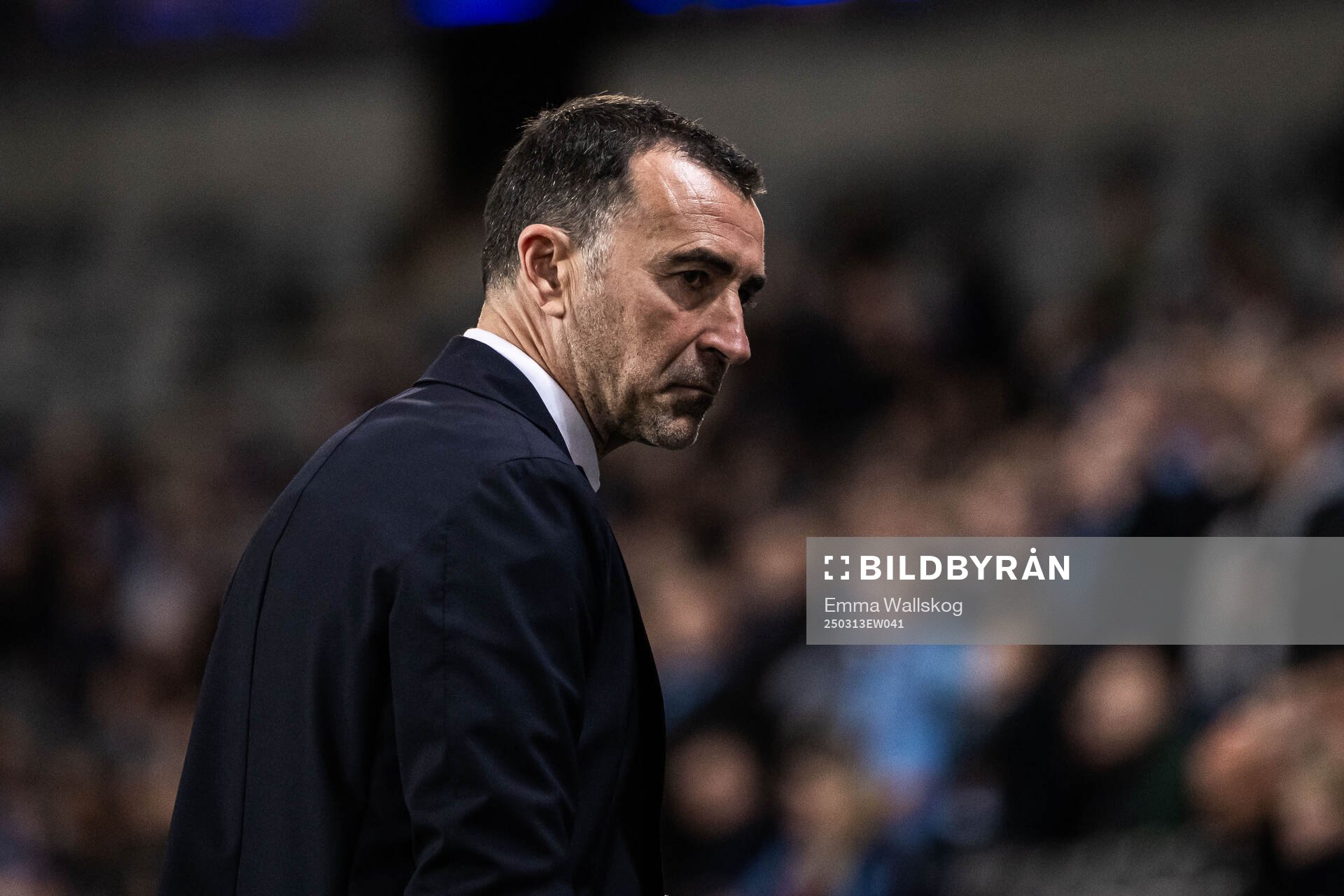 Head coach Juan Carlos Carcedo of Pafos ahead of the UEFA Conference League football match between Djurgården and Pafos on March 13, 2025 in Stockholm.