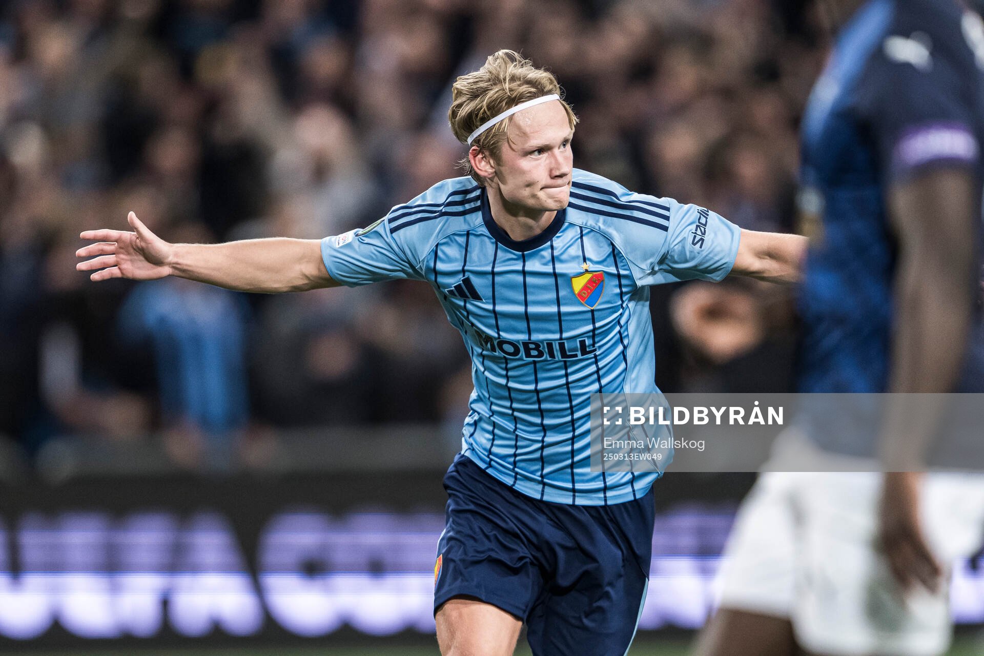 Tobias Gulliksen of Djurgården celebrates (after 2-0 that