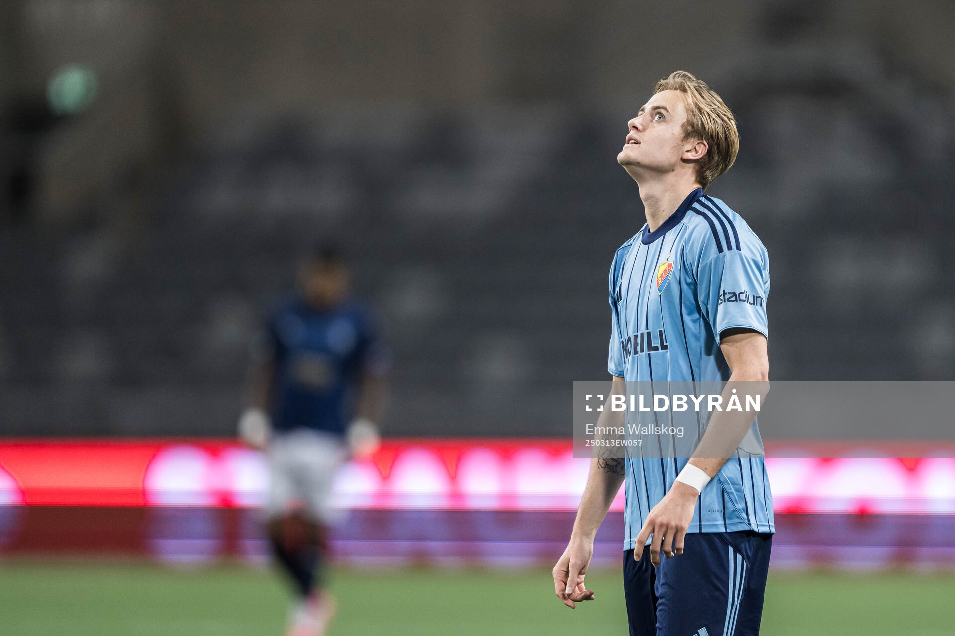 Oskar Fallenius of Djurgården looks dejected