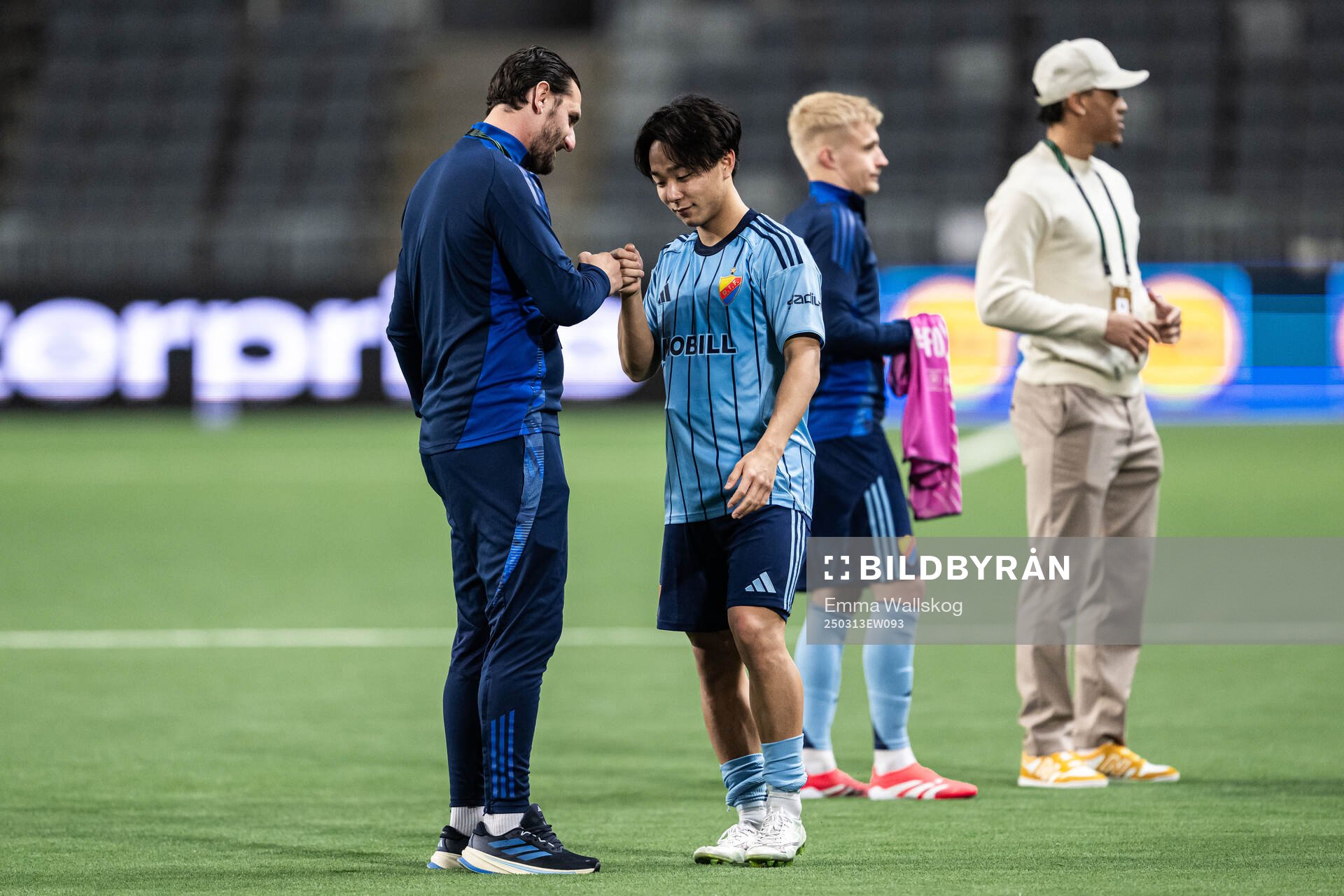 Keita Kosugi of Djurgården celebrates