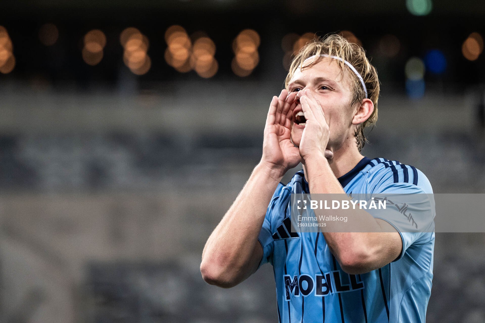 Tobias Gulliksen of Djurgården celebrates
