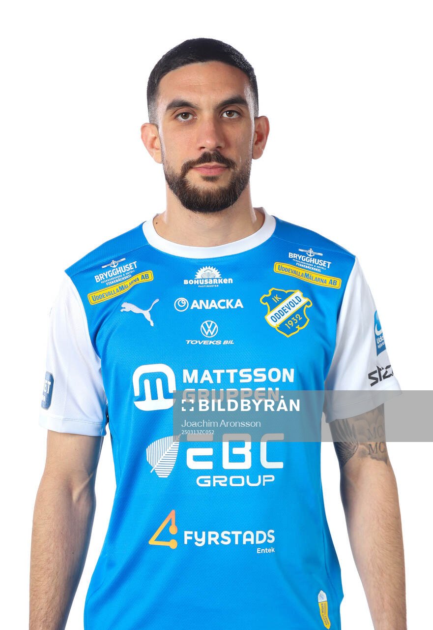 Oddevolds Daniel Krezic poserar för ett porträtt den 13 mars 2025 i Uddevalla.