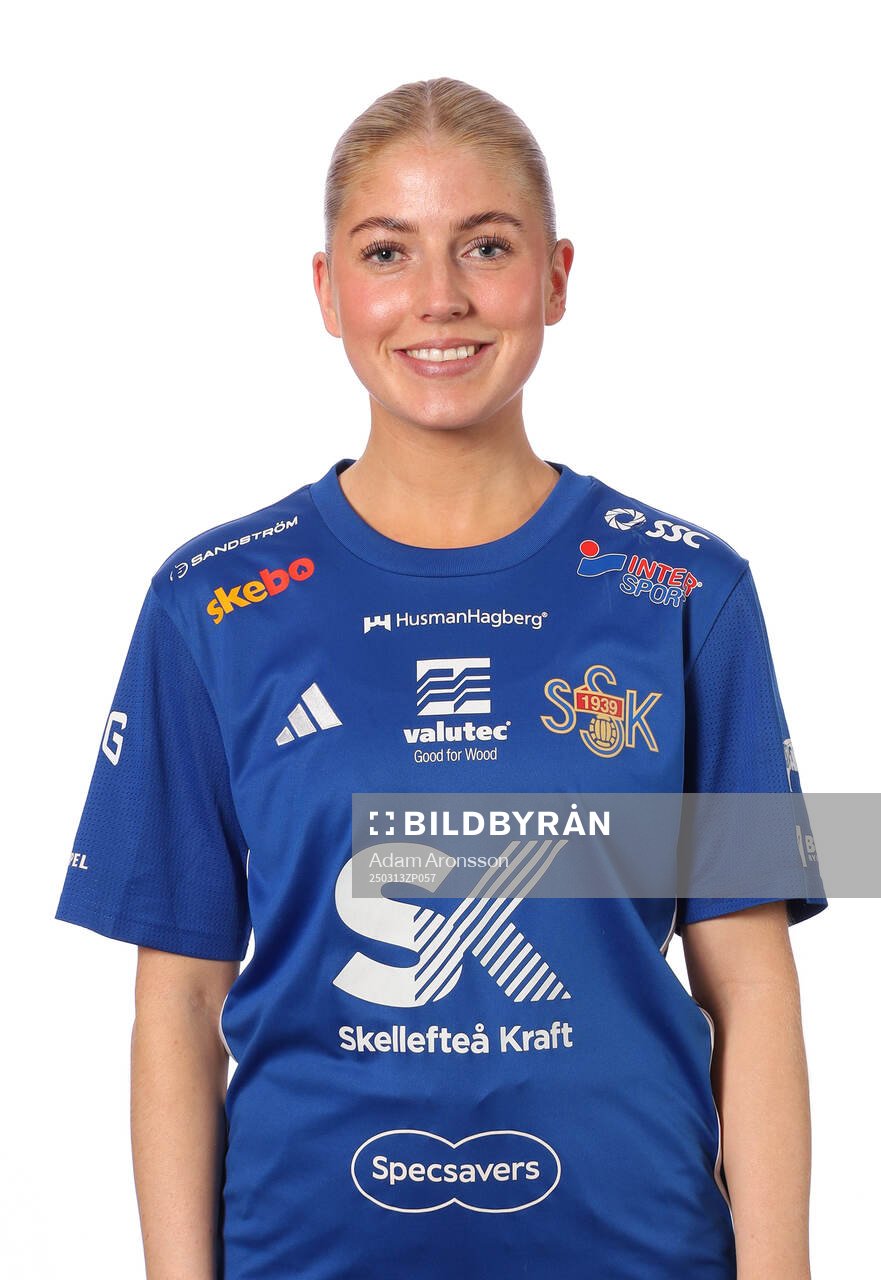 Sunnanås Tilda Sahlman poserar för ett porträtt den 13 mars 2025 i Skellefteå.