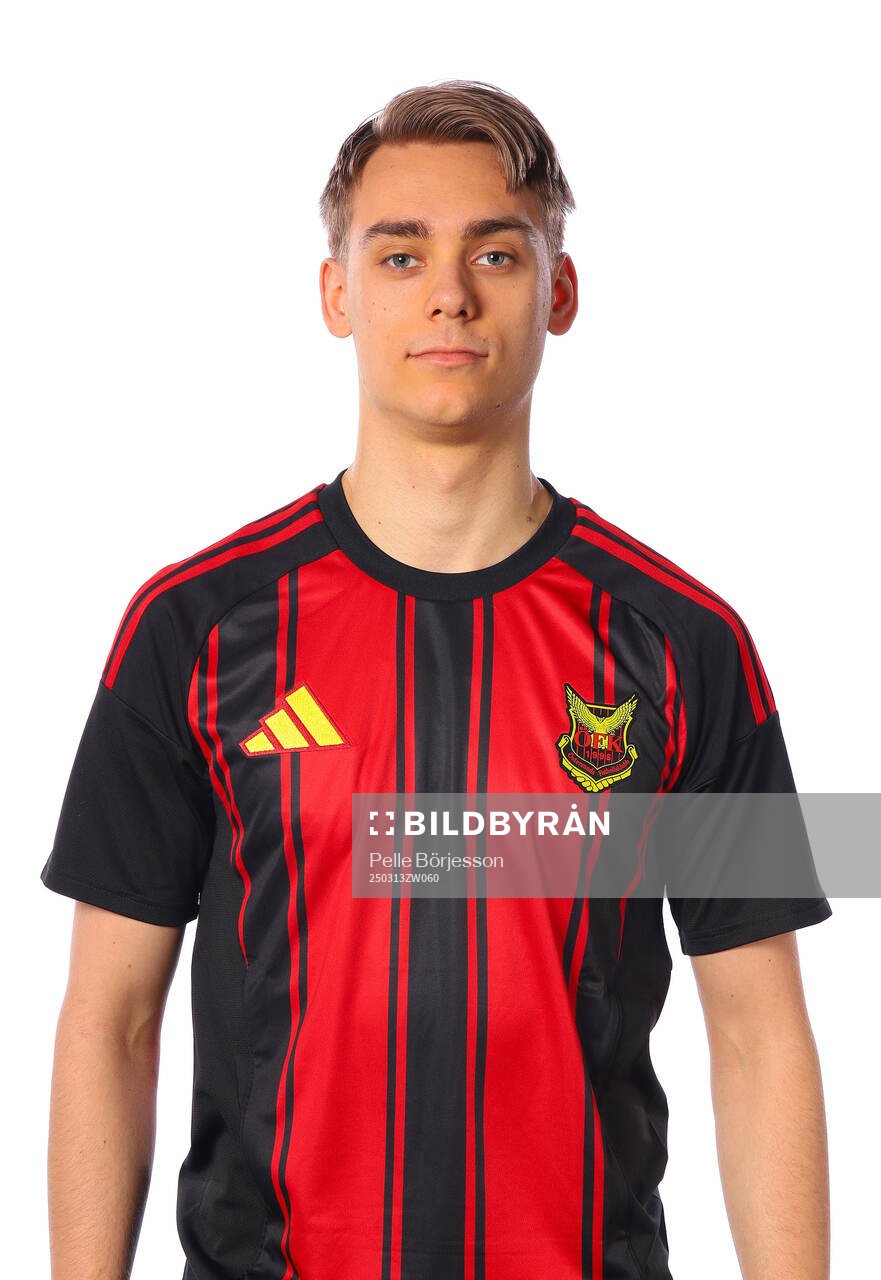 Östersunds Gustav Odenlind poserar för ett porträtt den 13 mars 2025 i Östersund.