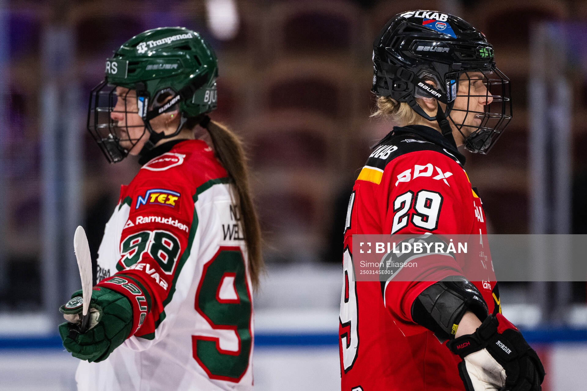Frölundas Felicia Linder och Luleås Emma Nordin