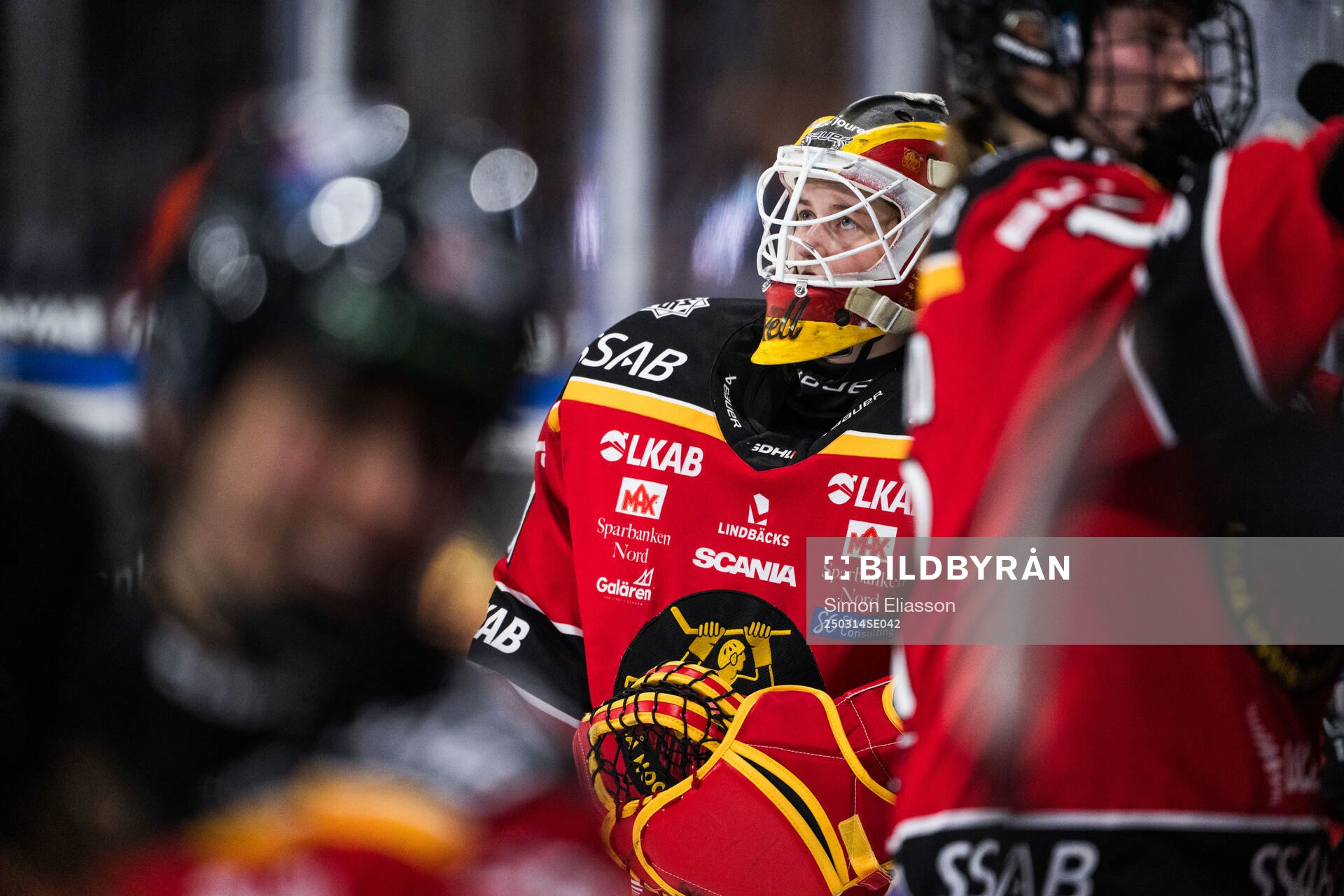 Luleås målvakt Frida Axell