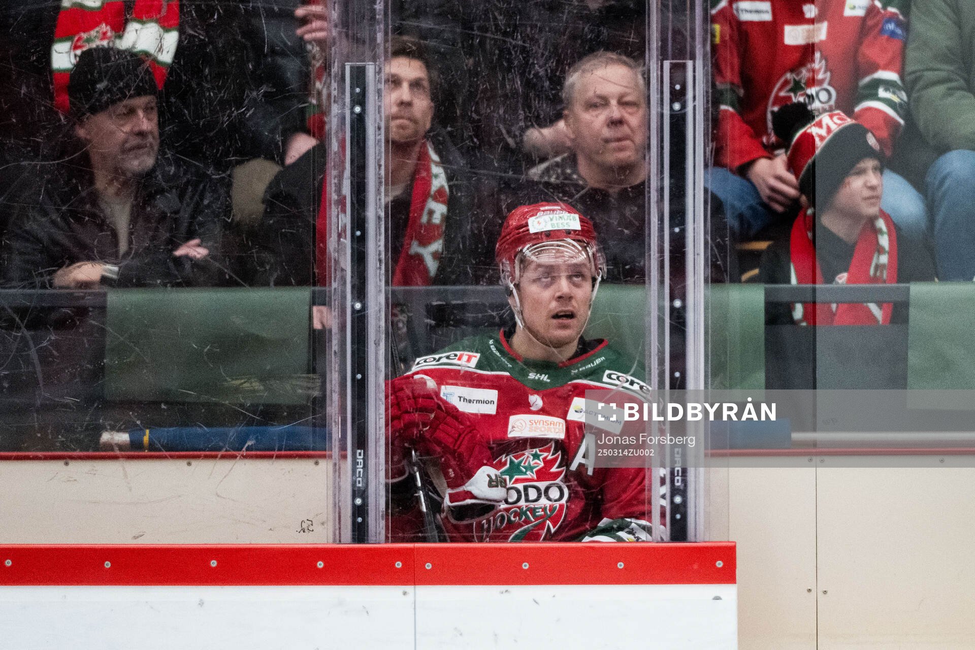 Modos Mikkel Aagaard i utvisningsbåset